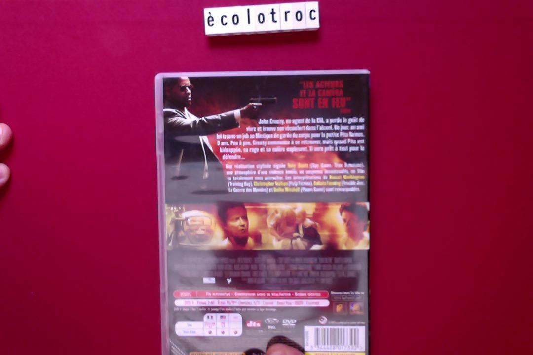 troc de troc port compris - dvd man on fire - comme neuf - sans boitier image 1