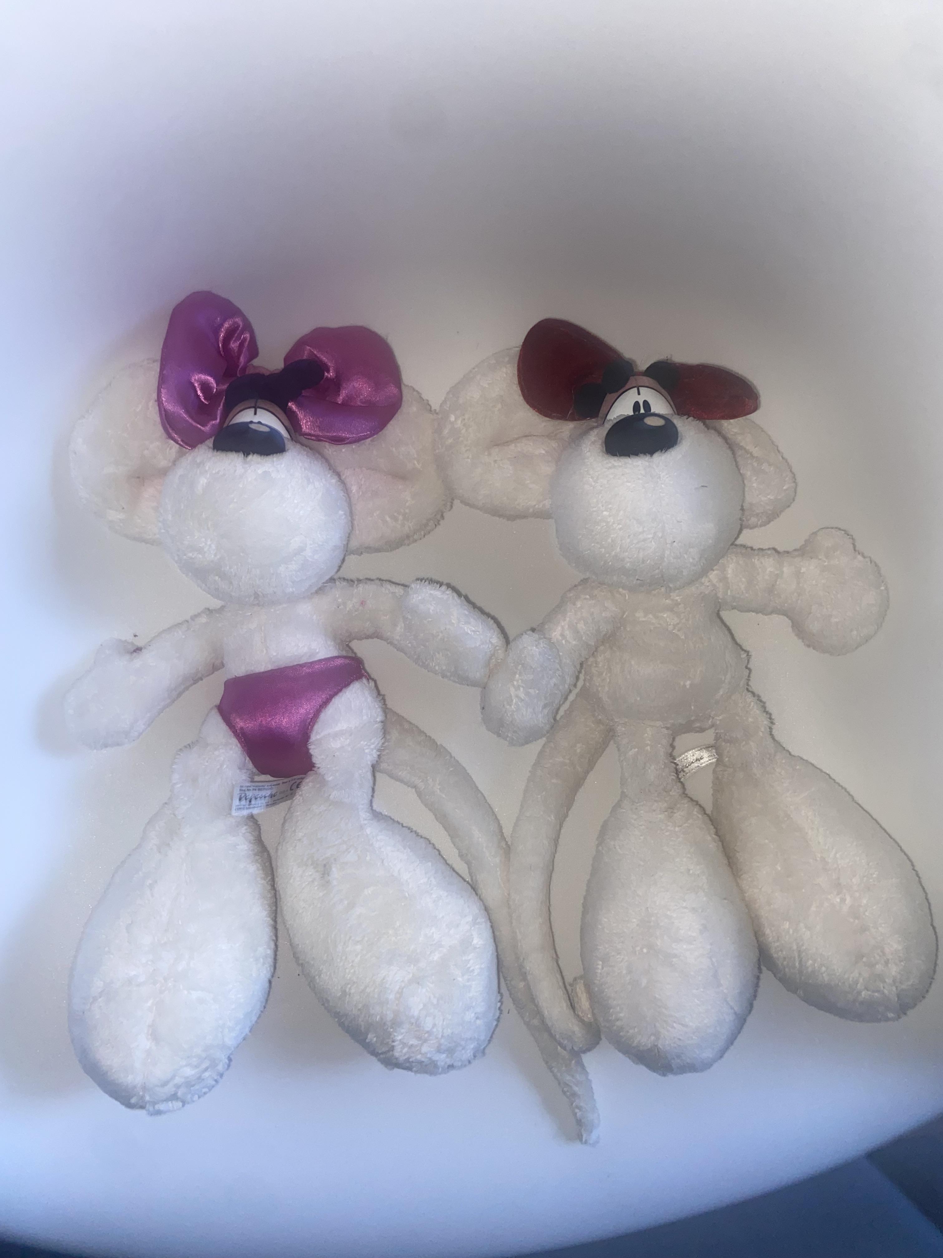 troc de troc lot de 2 peluches diddle image 0