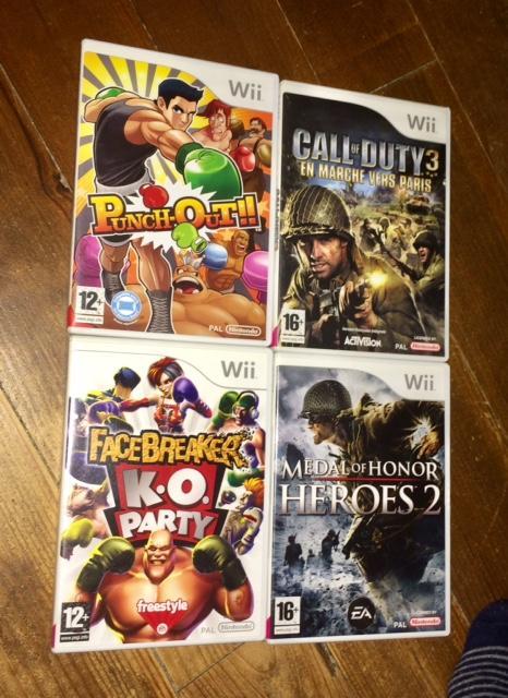 troc de troc nombreux jeux nintendo wii – parfait état ( à échanger contre blurays ou jeux ps4 de ma liste de recherche ) image 1
