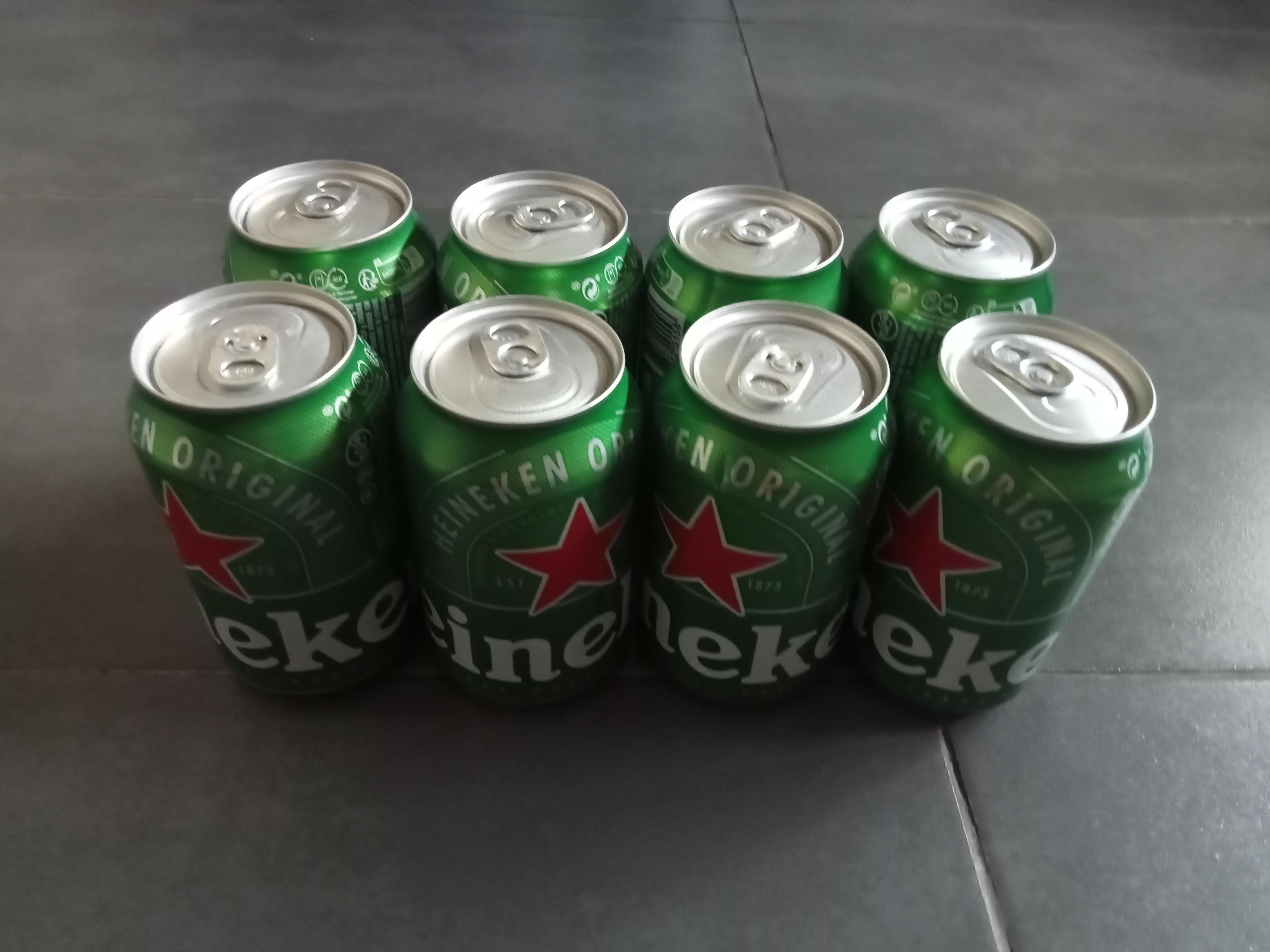 troc de troc 8 canettes de bière heineken image 1