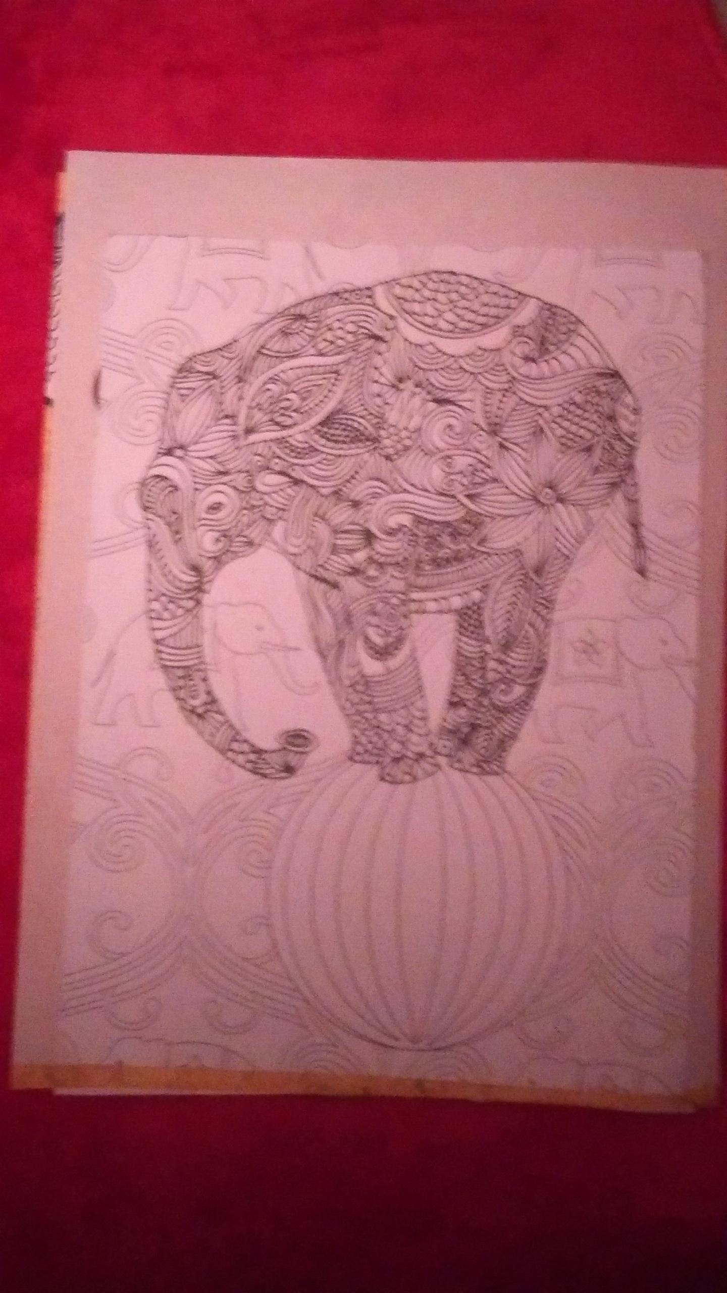 troc de troc coloriages d'éléphants. image 0