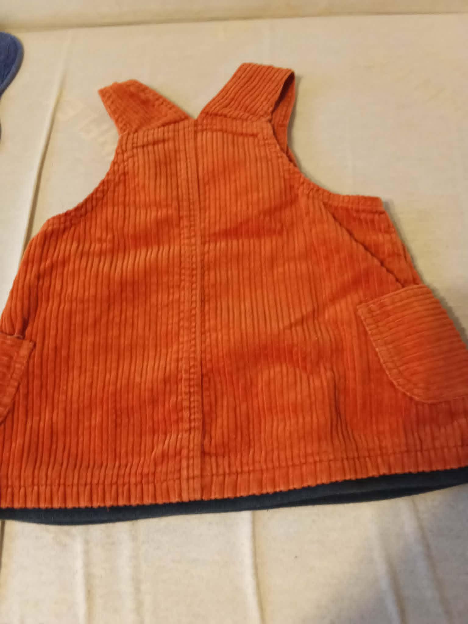troc de troc robe orange velours 1 an image 1