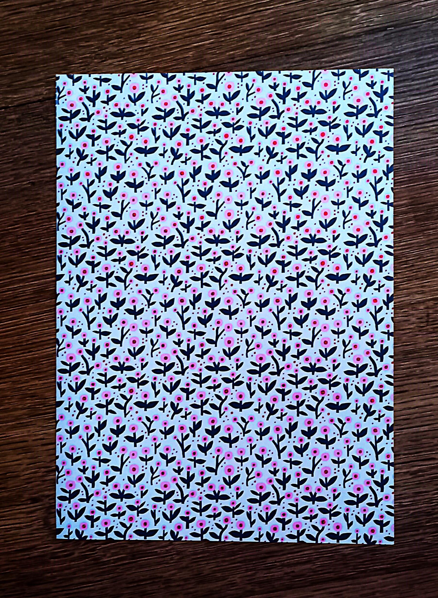 troc de troc papier créatif floral. image 0