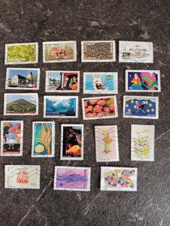 troc de troc lot 20 timbres rompu de diverses séries image 0