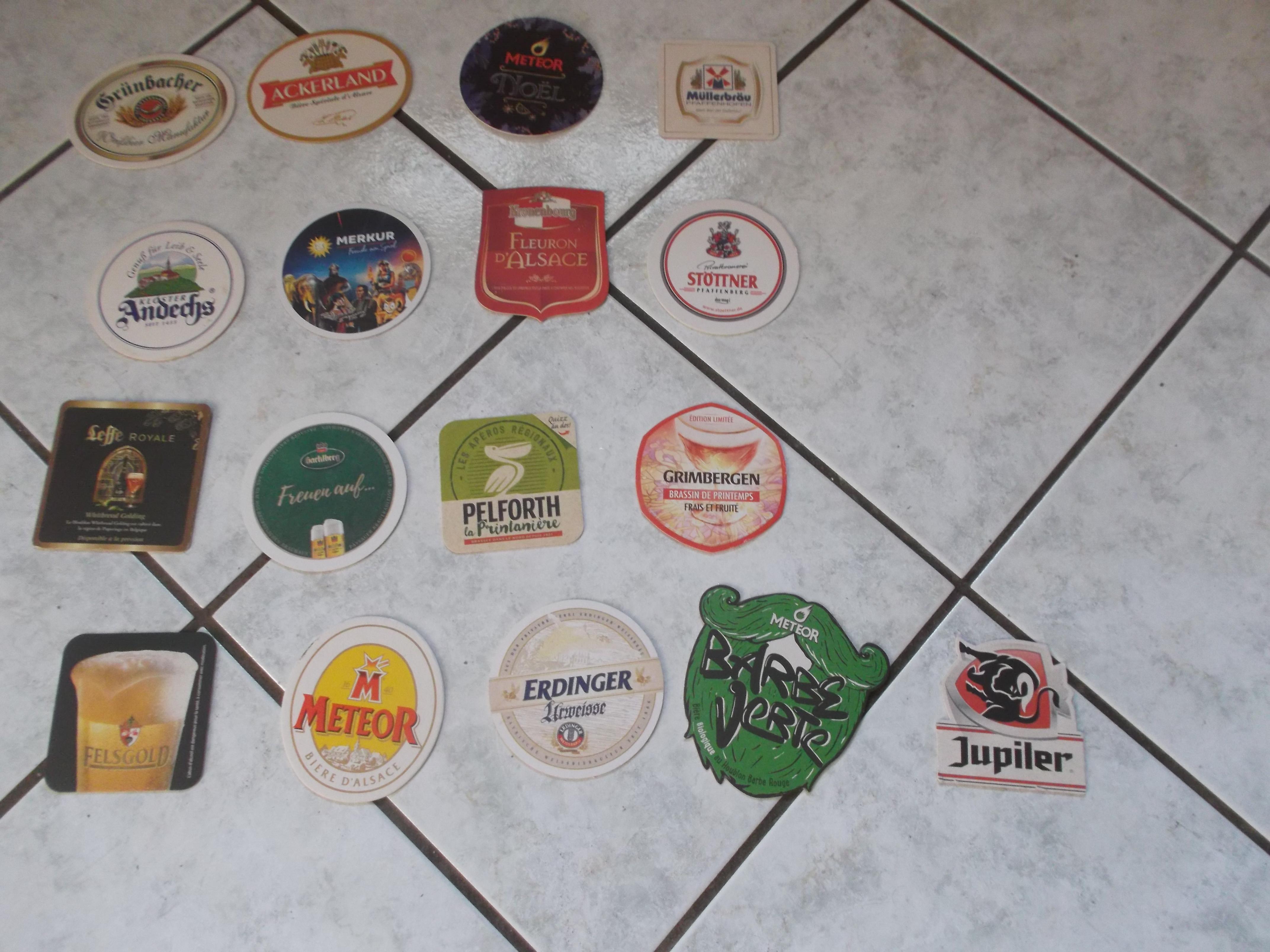troc de troc lot de 25 dessous de verre différents image 2