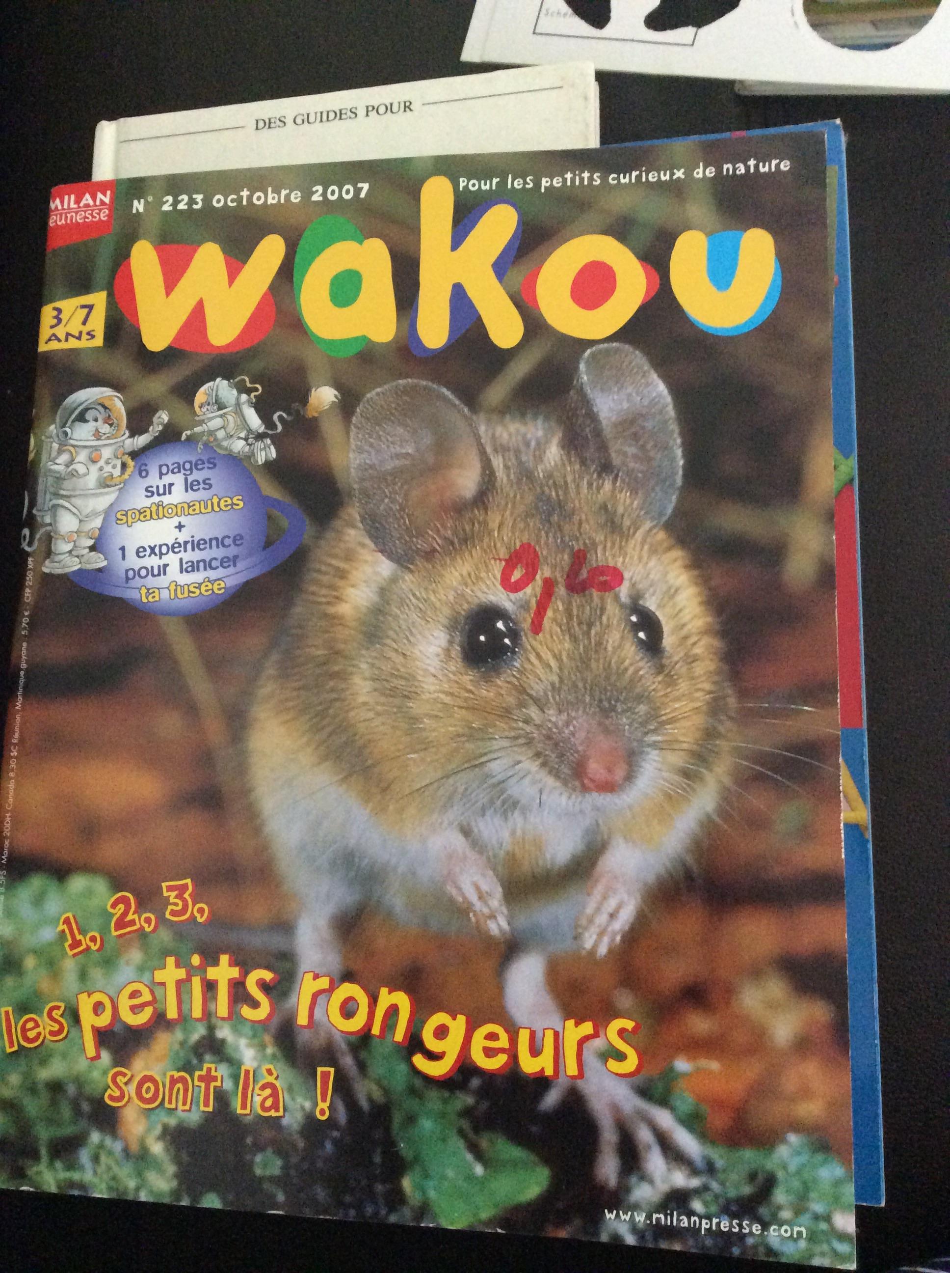 troc de troc revue wakou 3/7ans sur la nature n°223 oct 07sans les 6 pages image 0