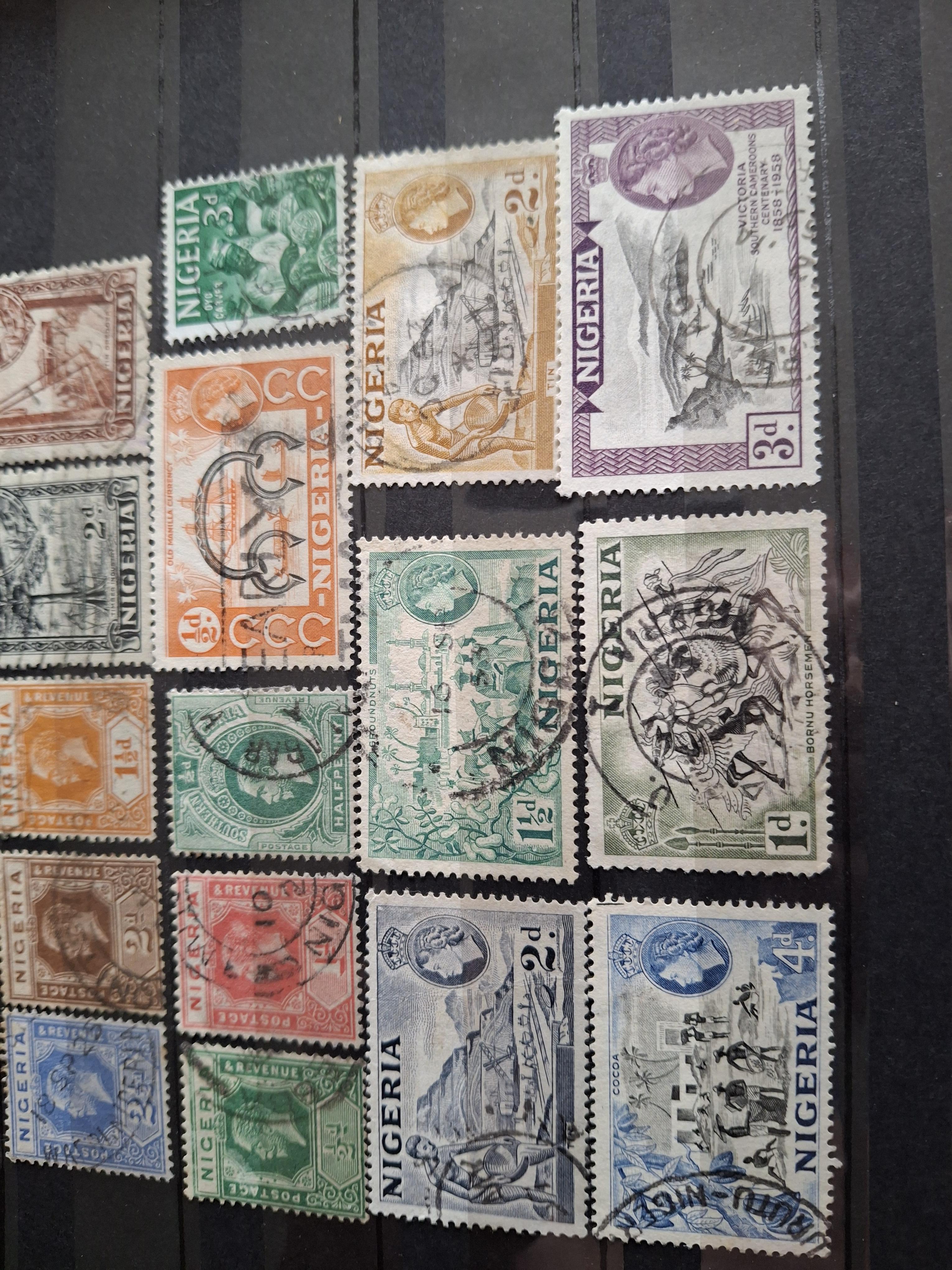 troc de troc echange lot de timbres du nigeria contre 5 flyers image 2