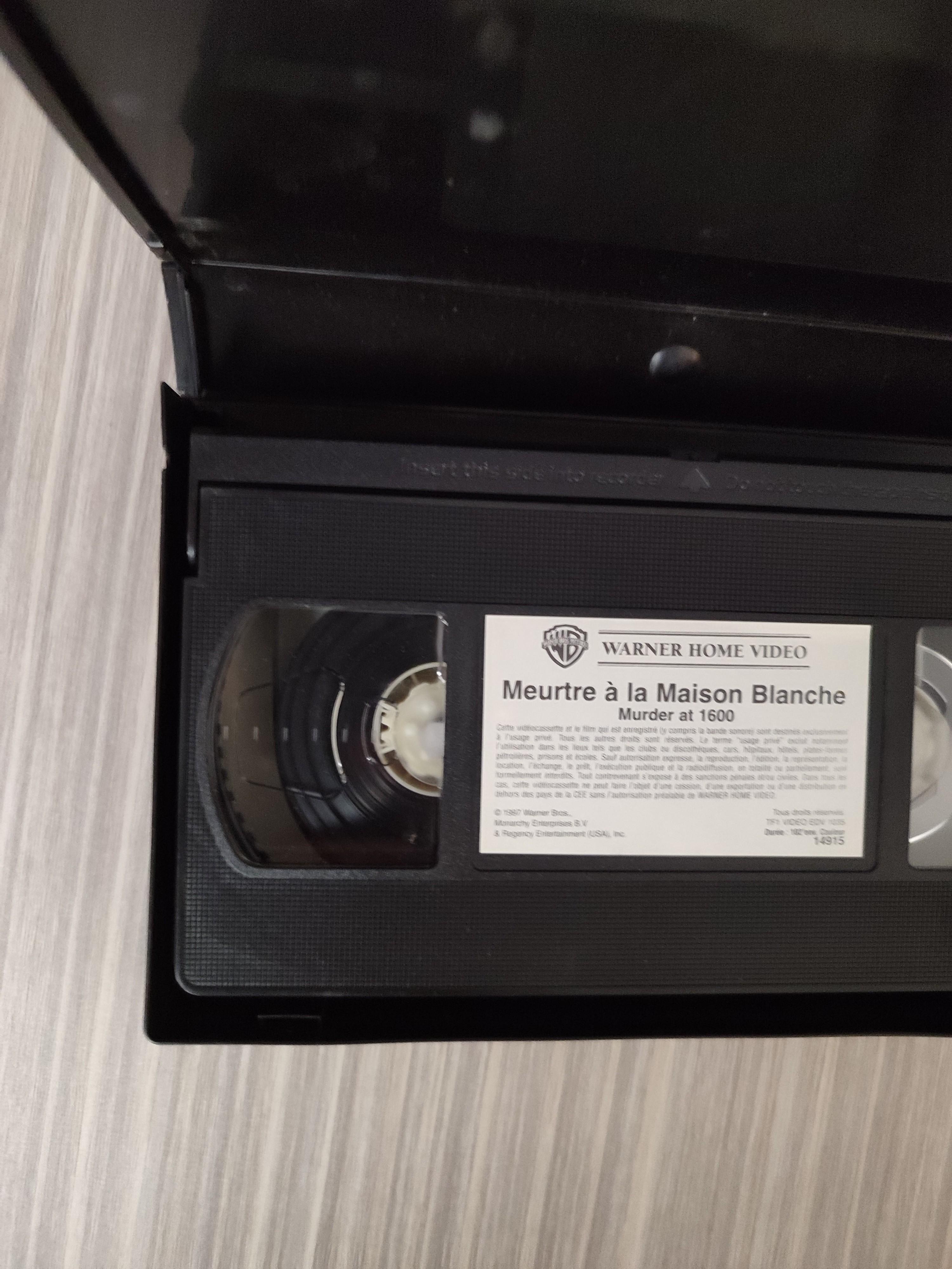 troc de troc vhs meurtre à la maison blanche (warner) image 2