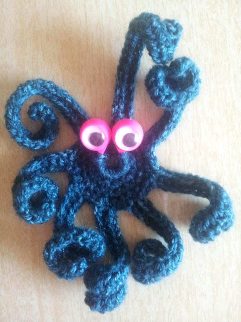 troc de troc petite pieuvre au crochet faite main #12 image 2