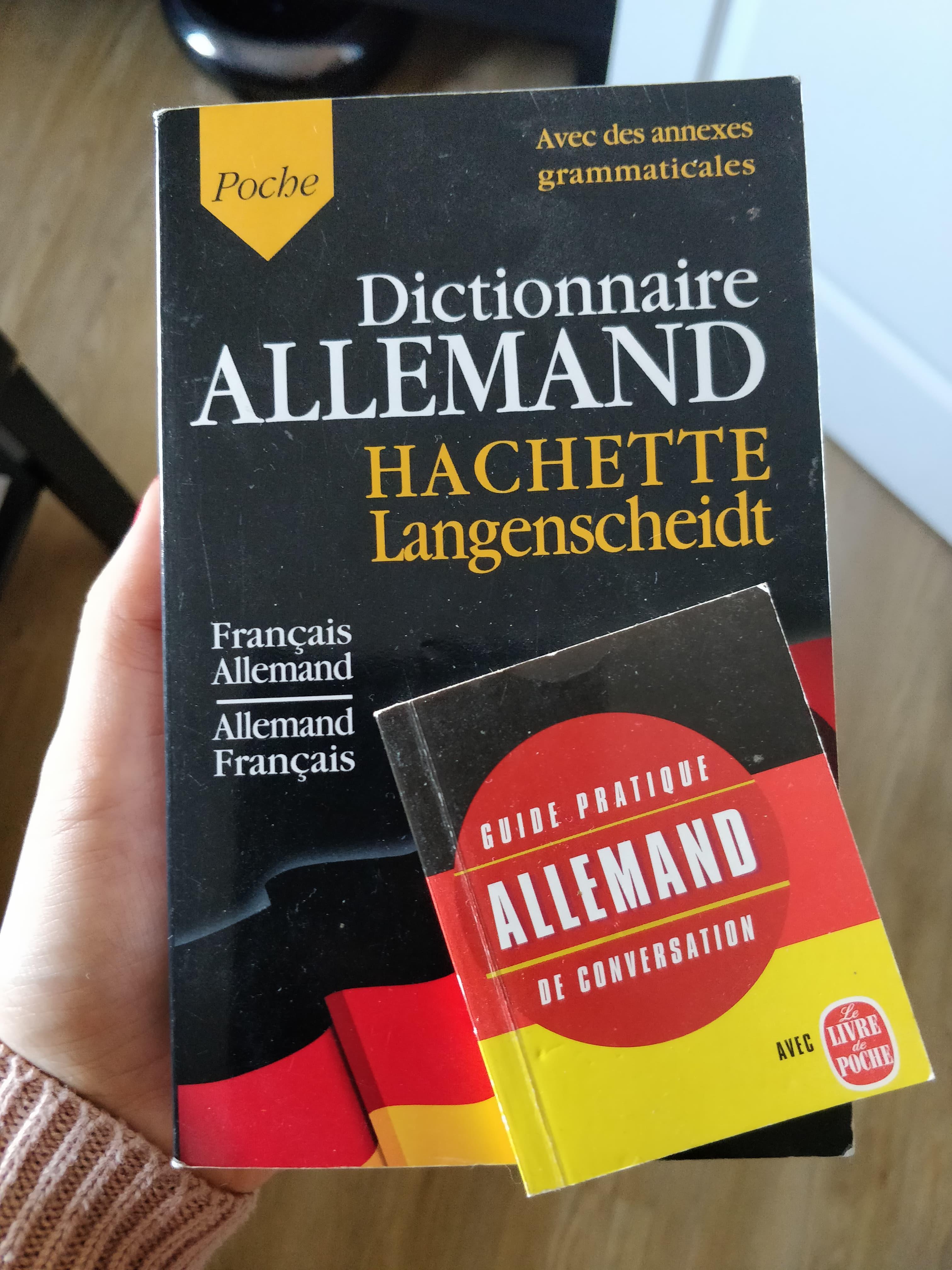 troc de troc dictionnaire + petit livre allemand/français image 0