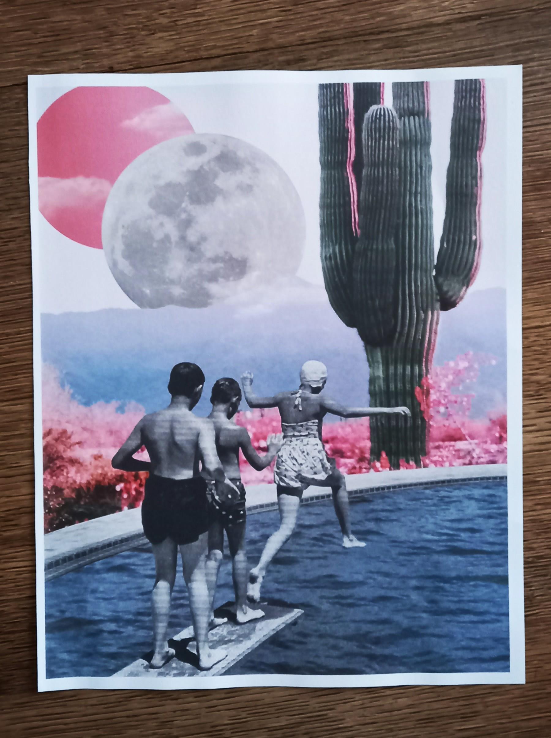 troc de troc affiche "sur le plongeoir". image 0