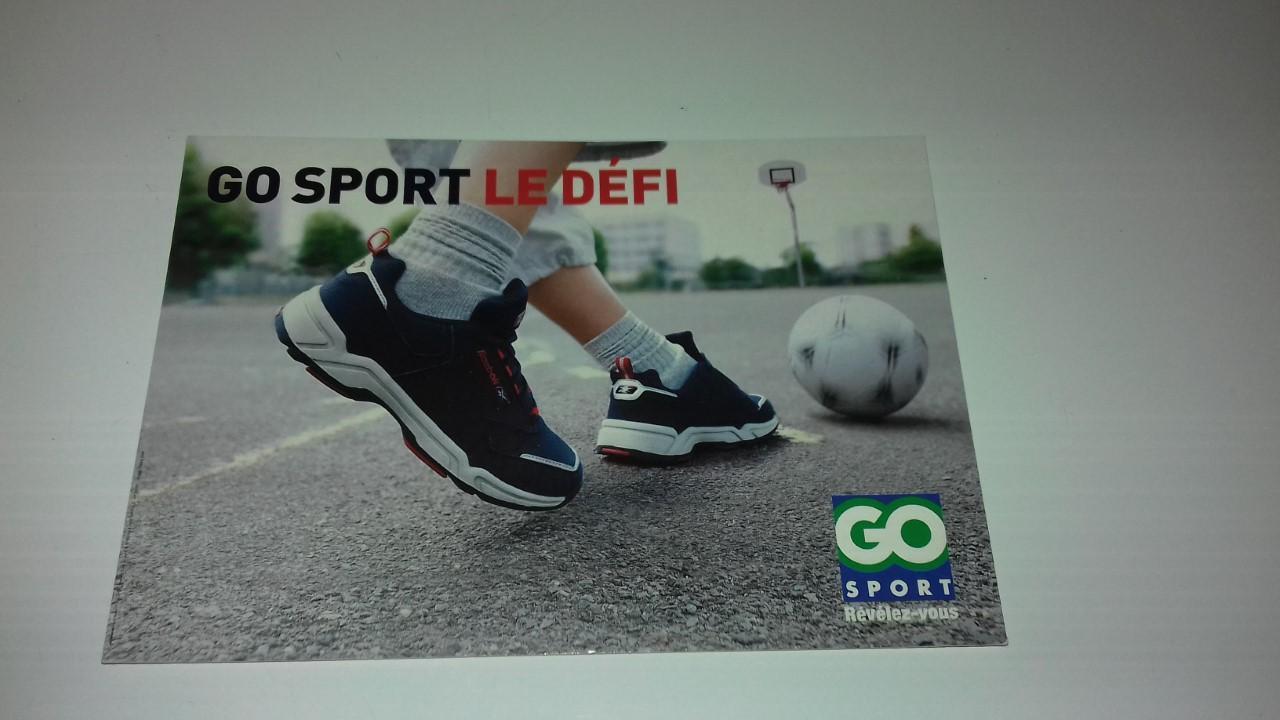 troc de troc j'échange carte postale - marque : "go sport" image 0