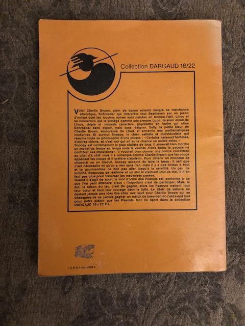 troc de troc livre "snoopy et le baron rouge", 1982 image 1