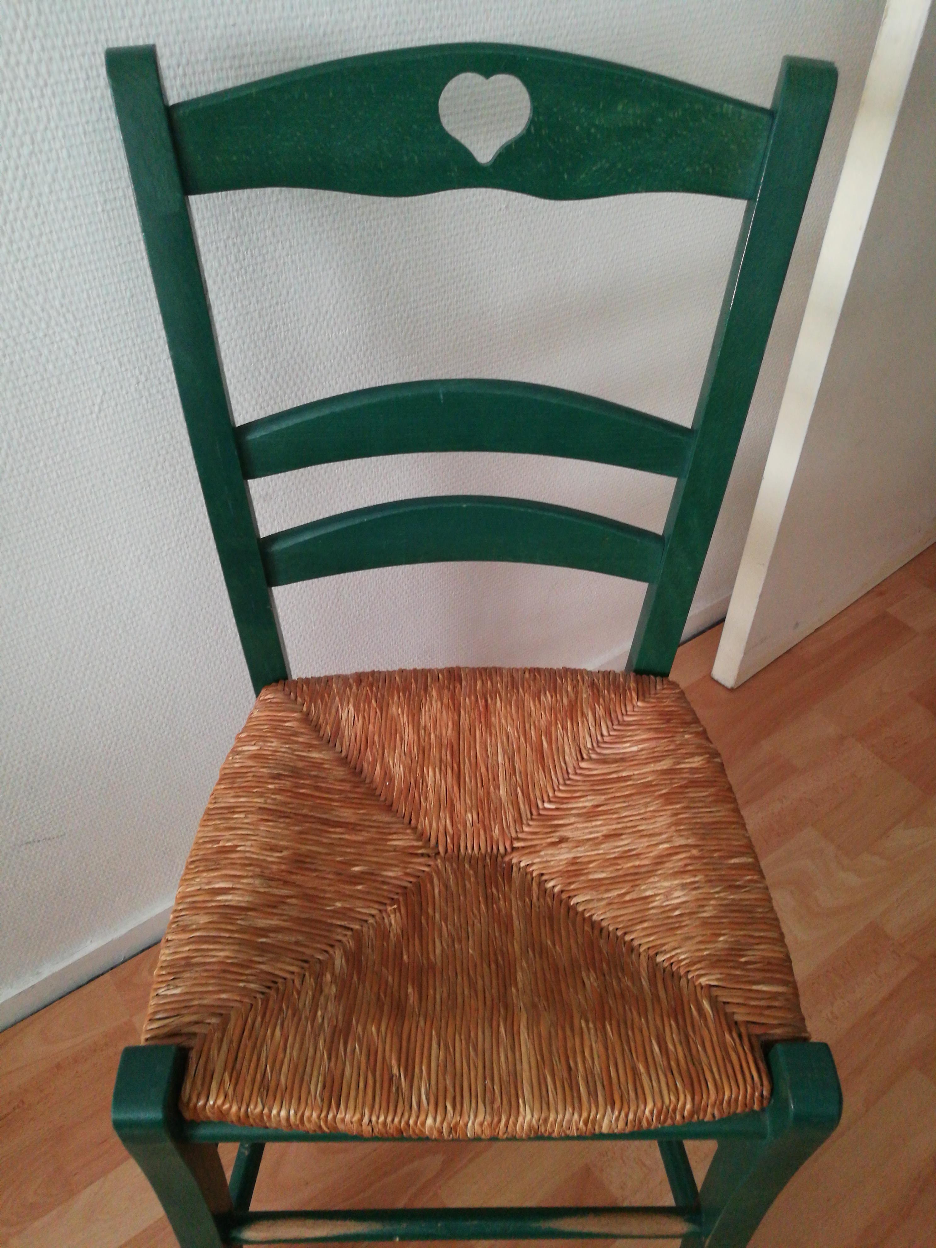 troc de troc chaise en bois style rustique image 1