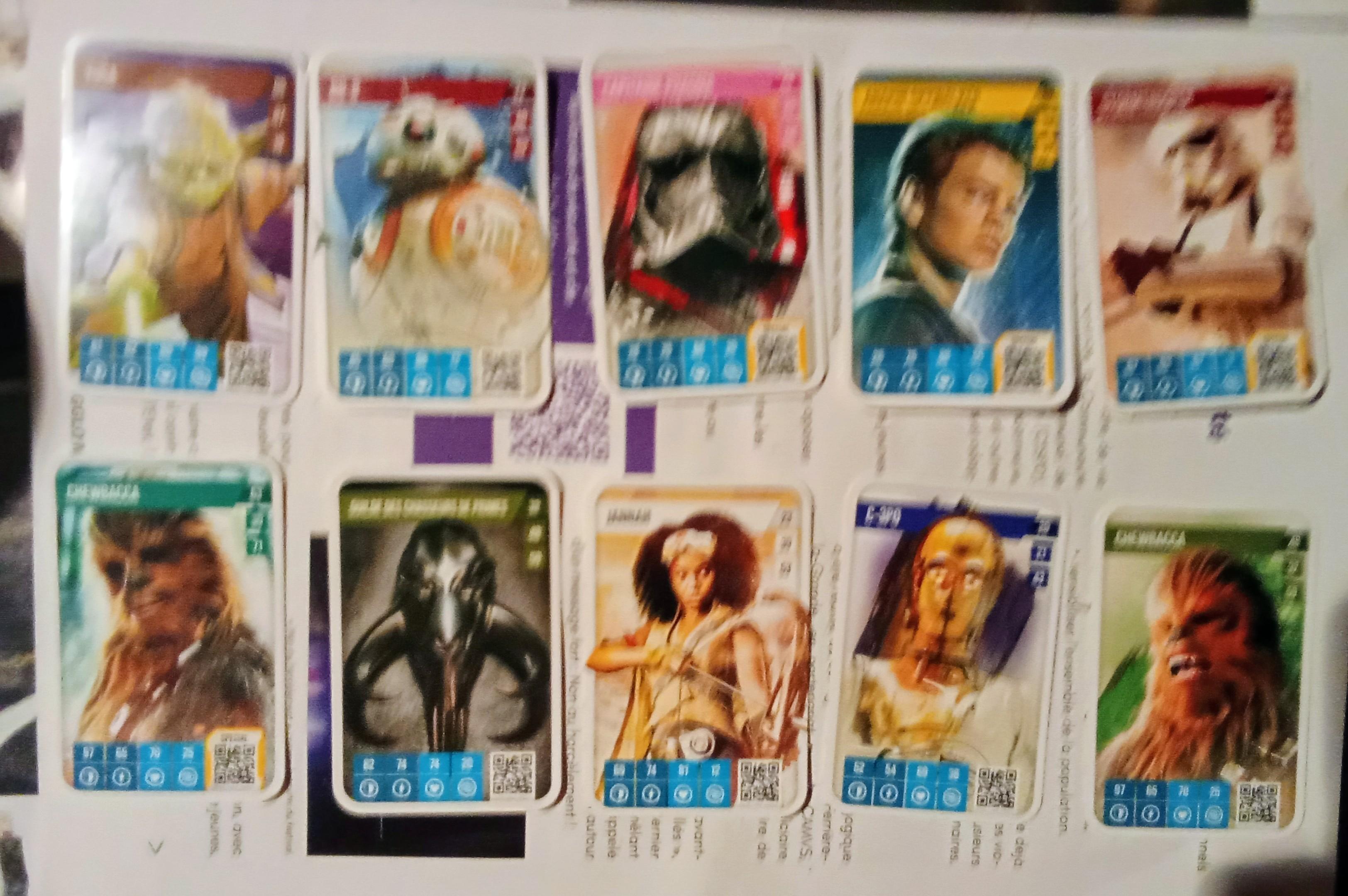 troc de troc lot cartes star wars image 0