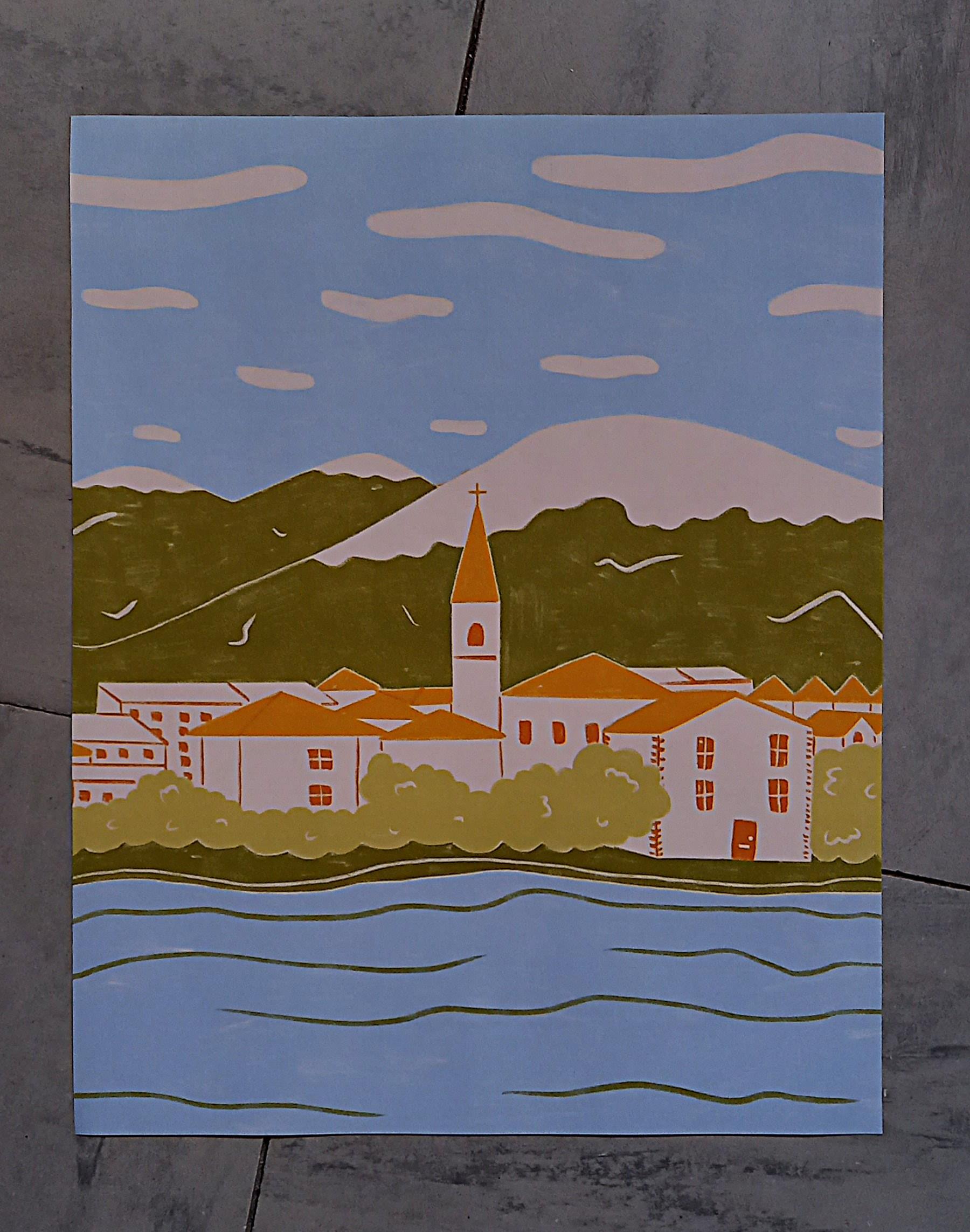 troc de troc affiche "paysage". image 0