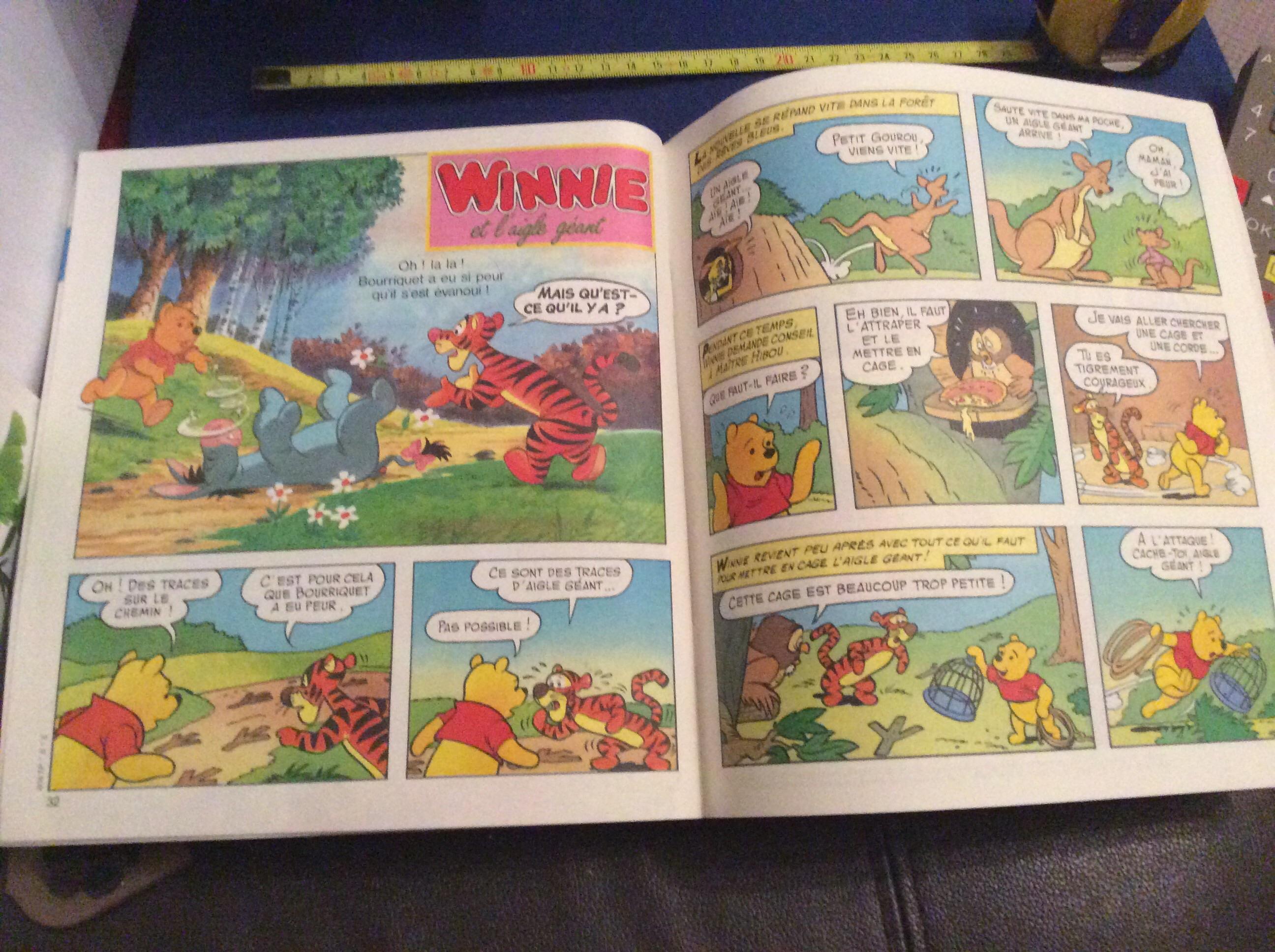 troc de troc revue winnie n° 21 de juin 1987 22 x24,7 pour anniv. ou ... image 1