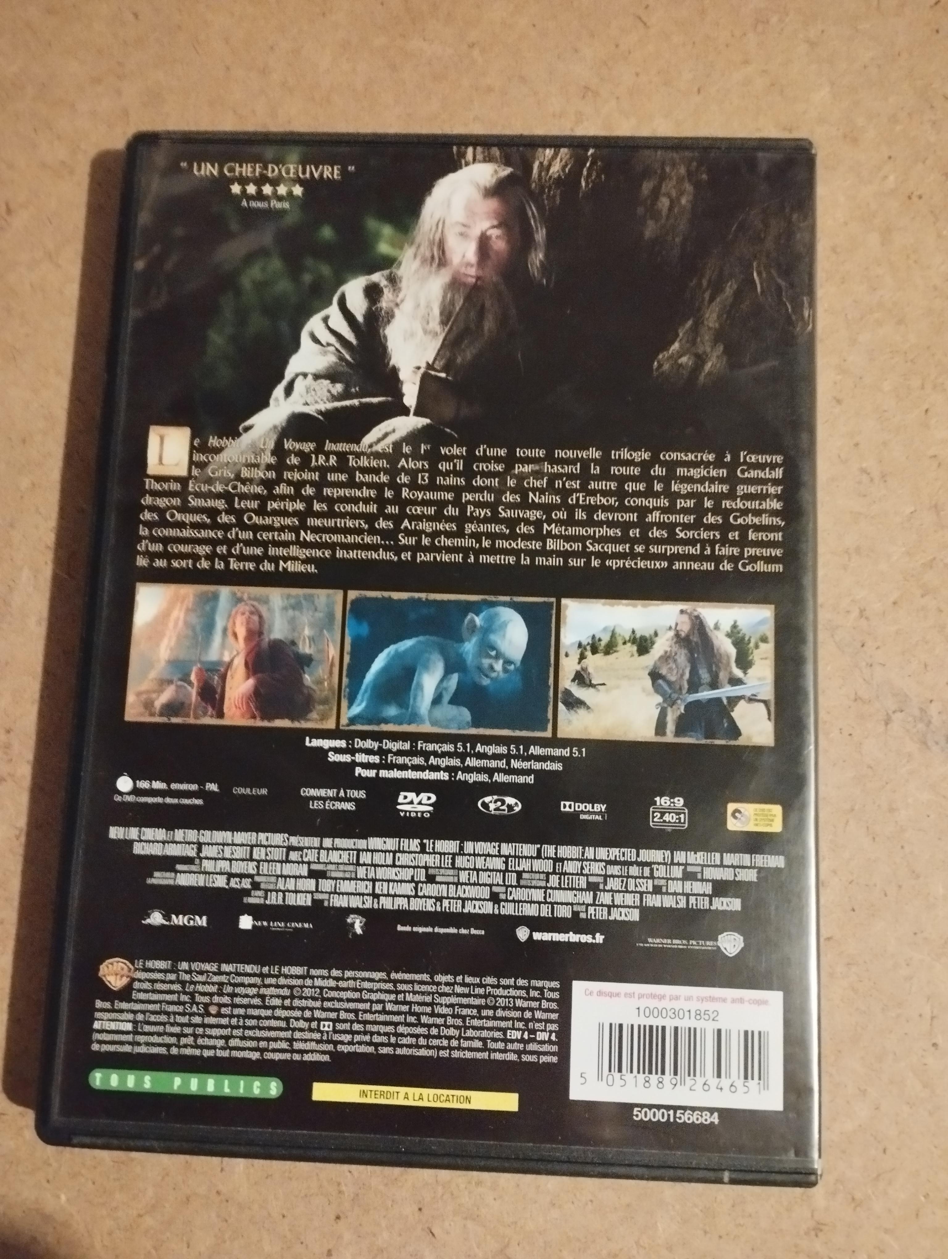 troc de troc dvd hobbit - un voyage inattendu image 1