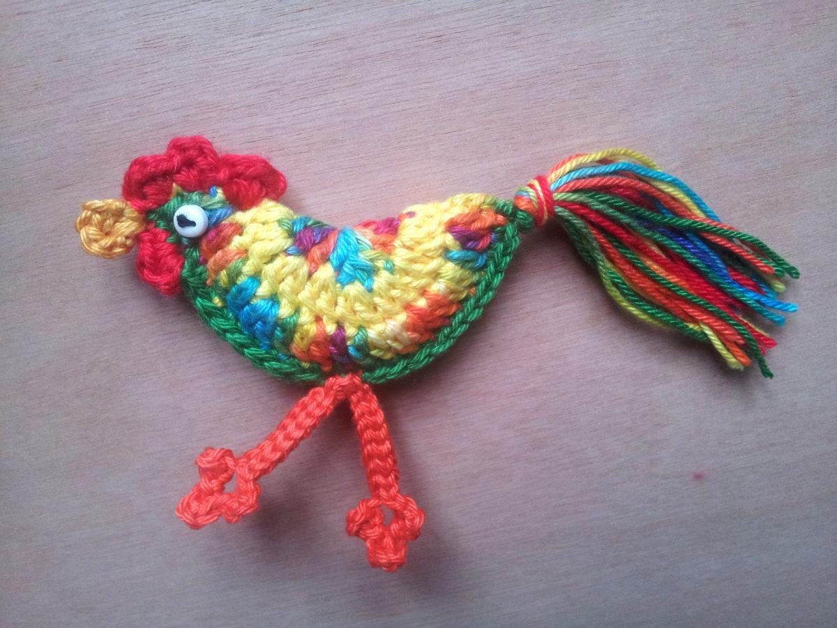 troc de troc petit coq au crochet fait main image 0