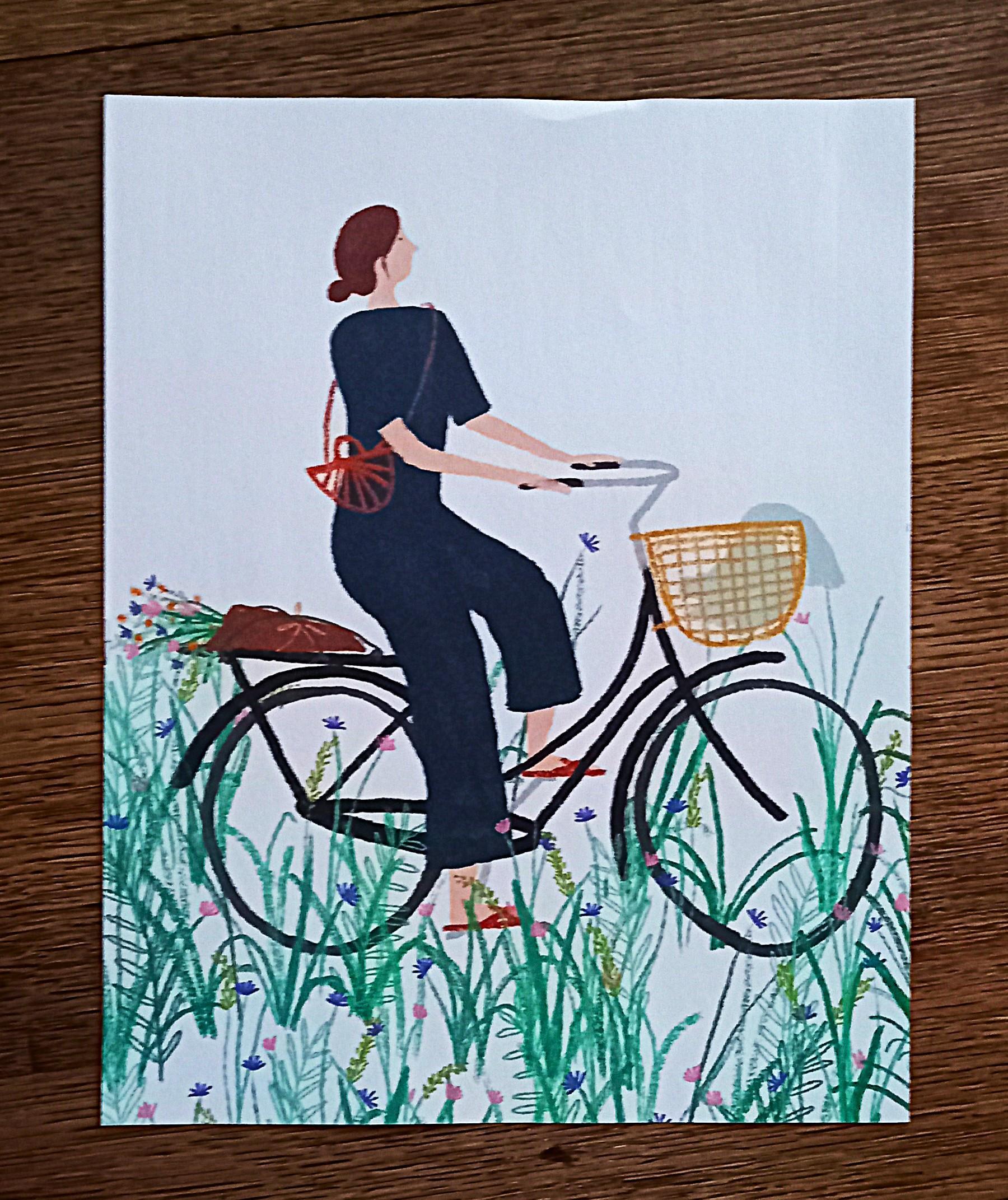 troc de troc affiche "a vélo". image 0