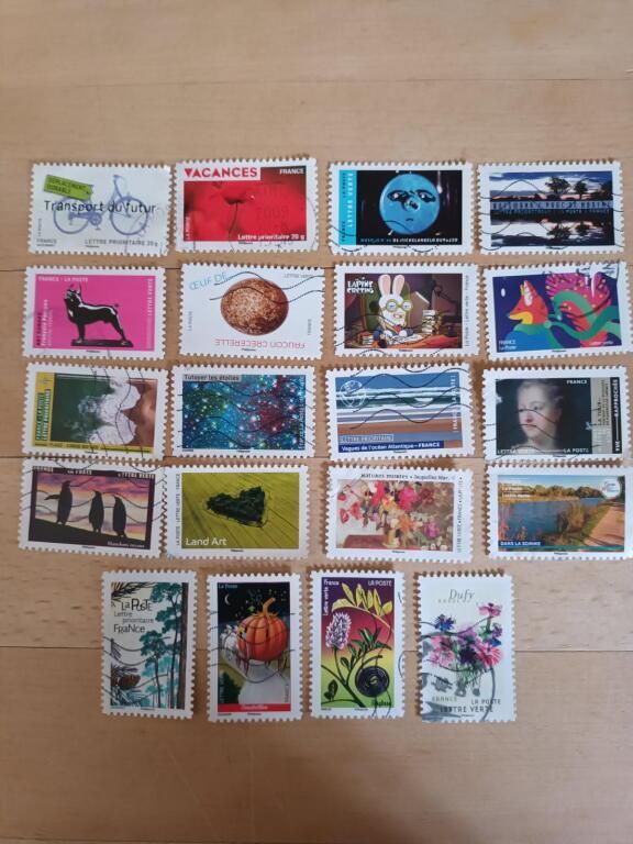 troc de troc timbres fr - rompu séries à l'unité -  années 2005 >> 2025 image 0