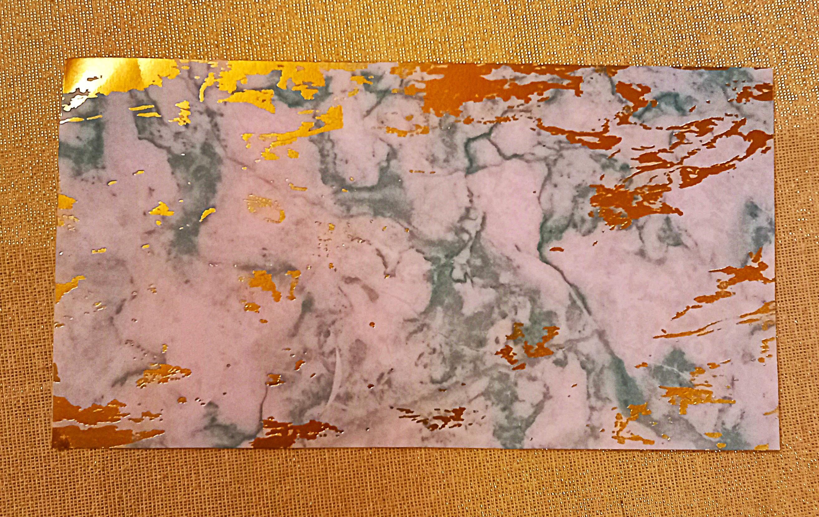 troc de troc papier créatif marbré turquoise et doré. image 0