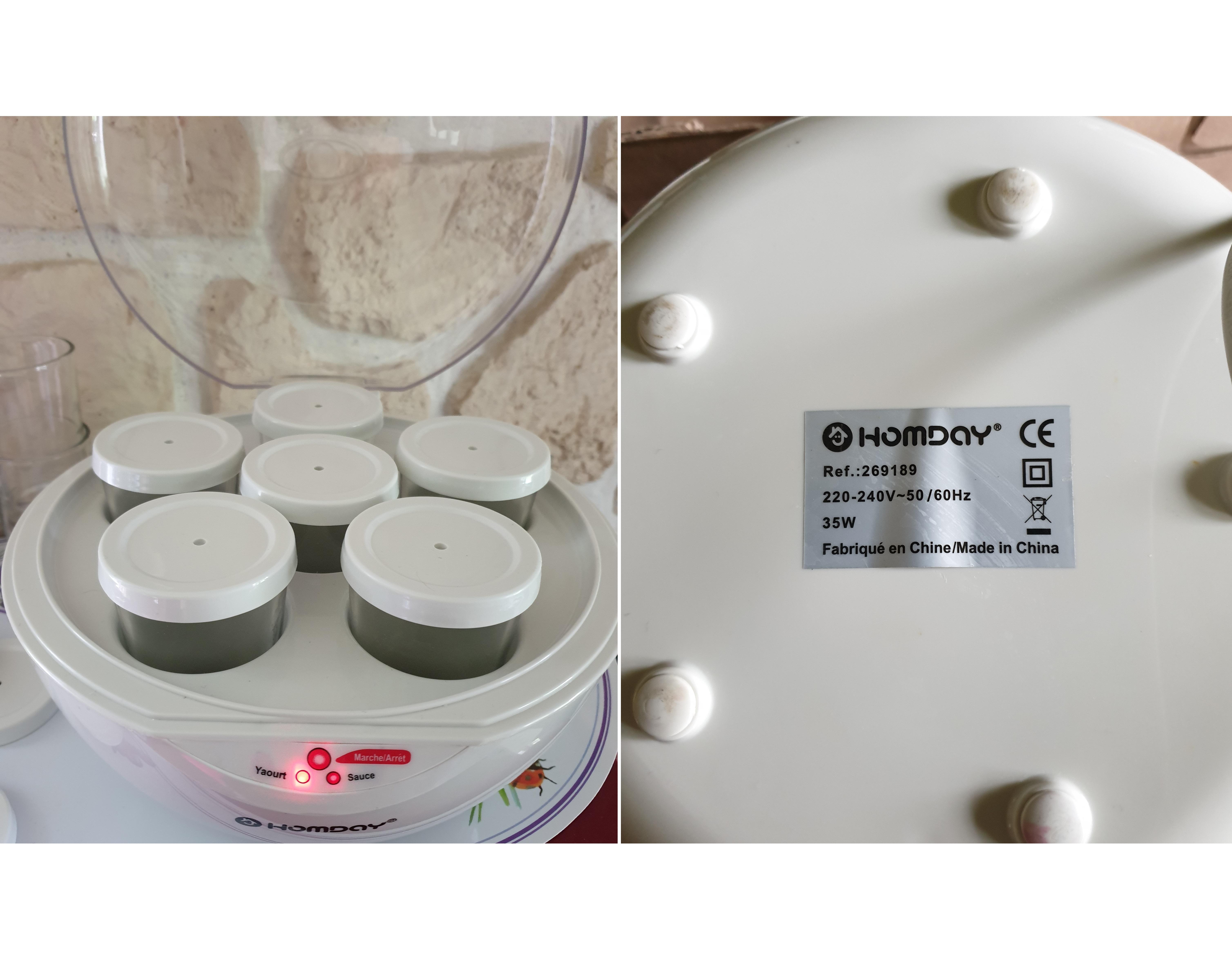 troc de troc réservé ** yaourtière 6 pots + 4 image 2