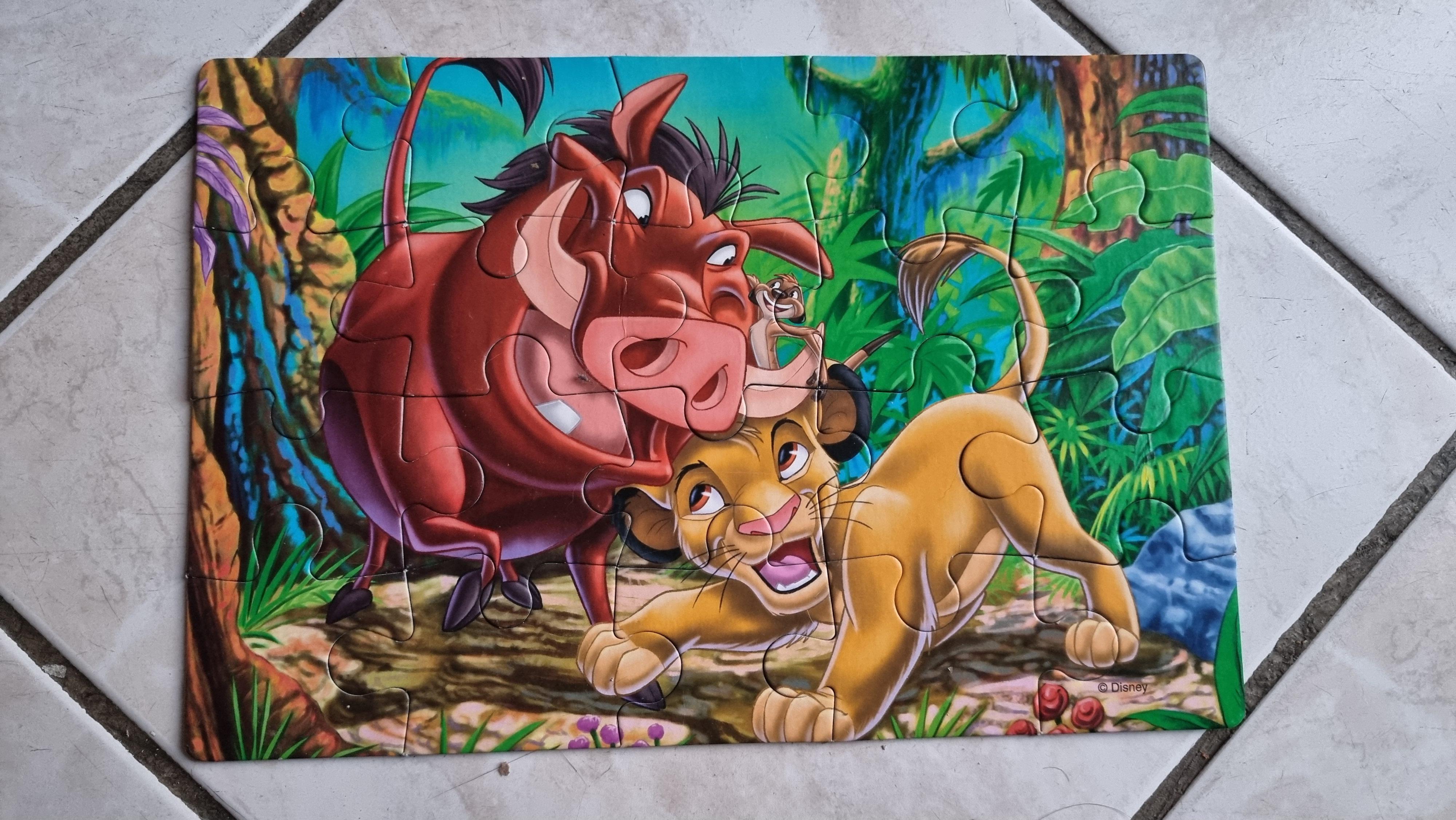 troc de troc lot de 2 puzzles disney image 0
