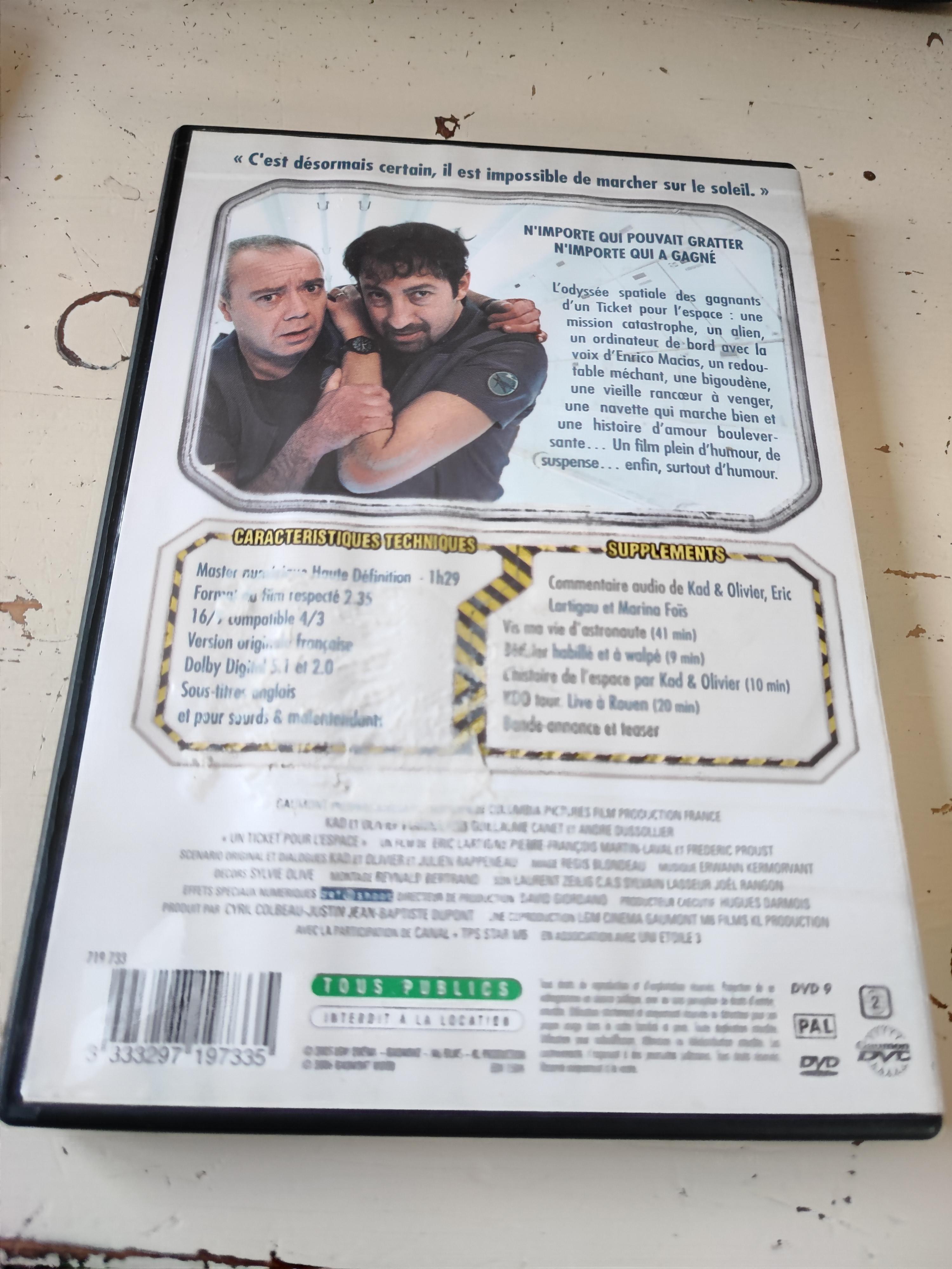 troc de troc dvd un ticket pour l'espace image 1