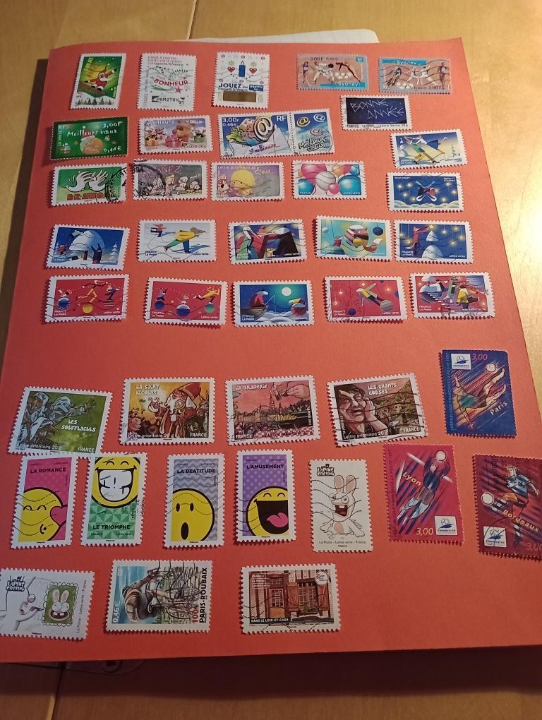 troc de troc lot 40 timbres france (lot 5) image 0