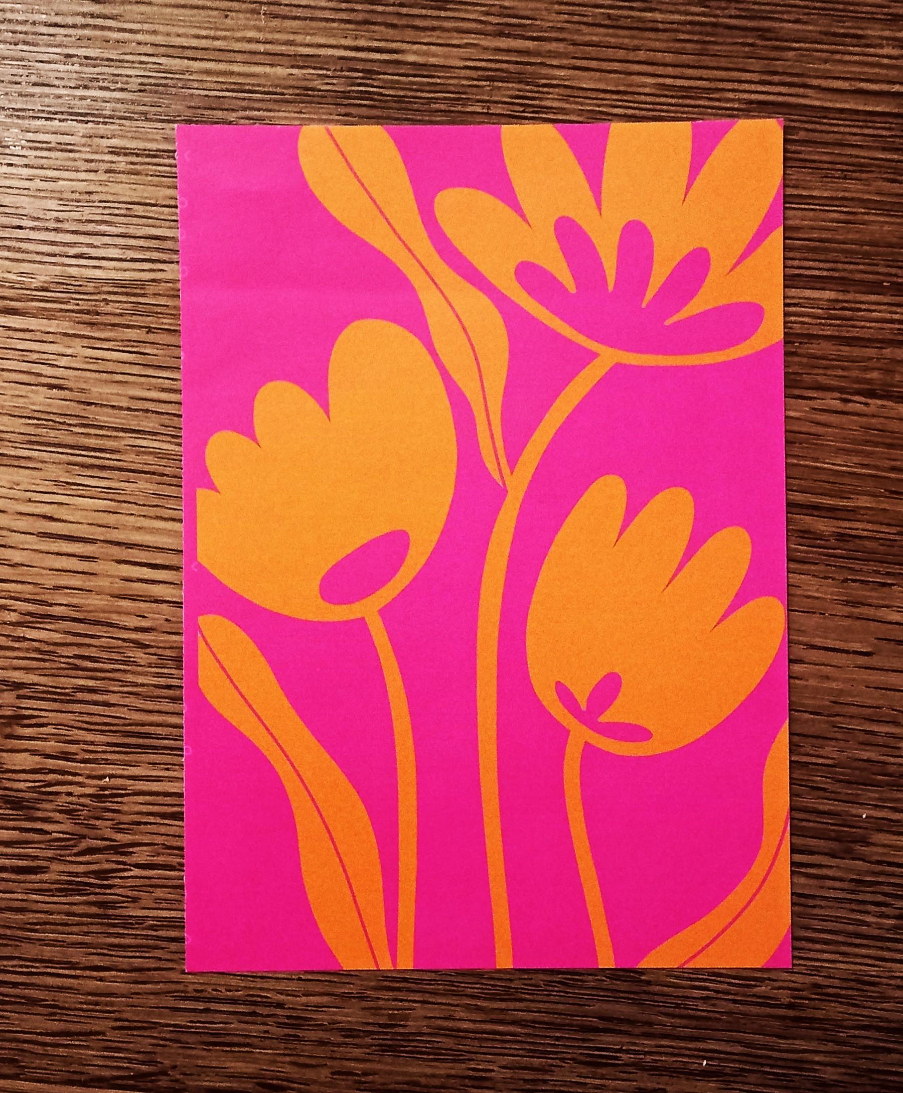 troc de troc carte postale florale. image 0