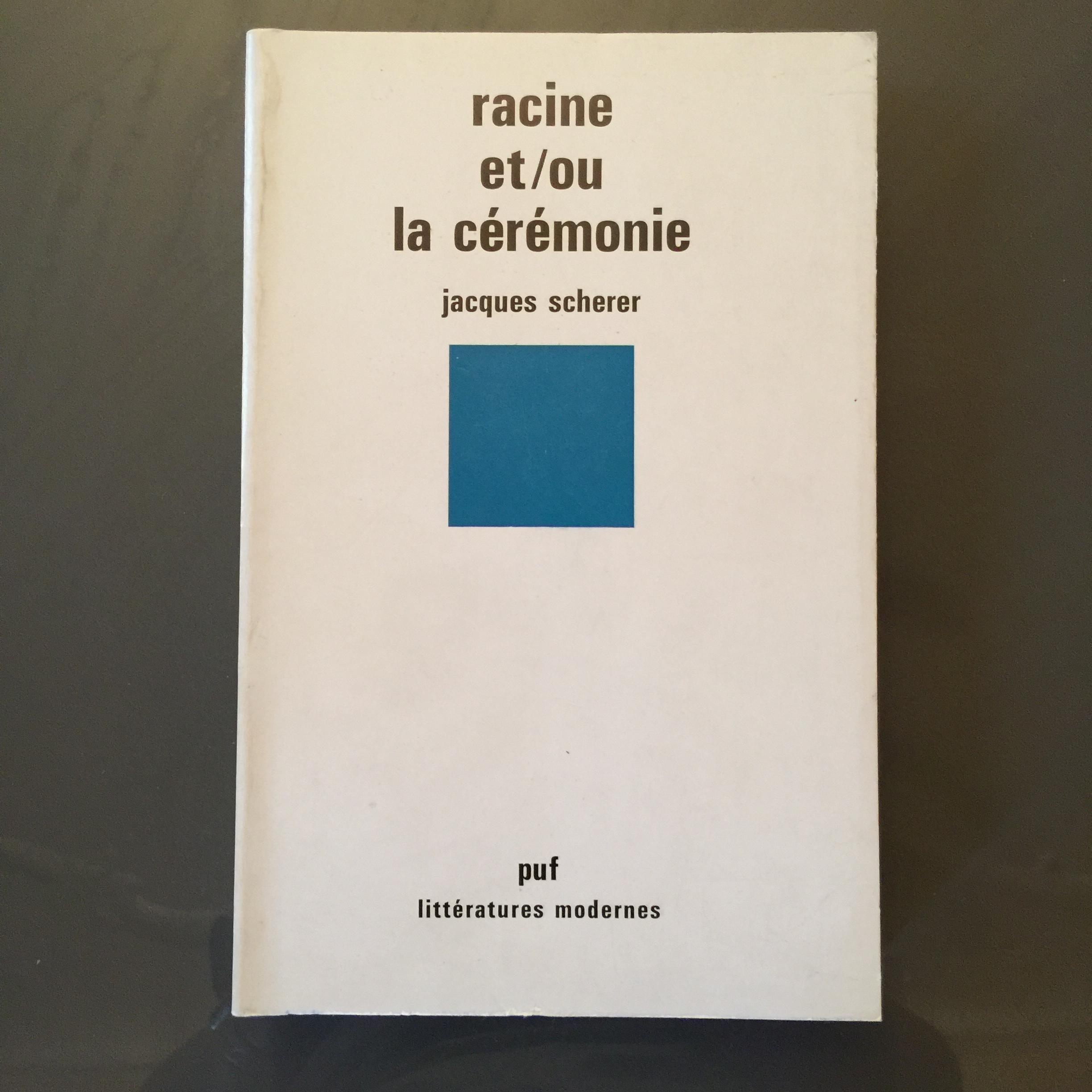 troc de troc livre intitulé racine et/ou la cérémonie image 0