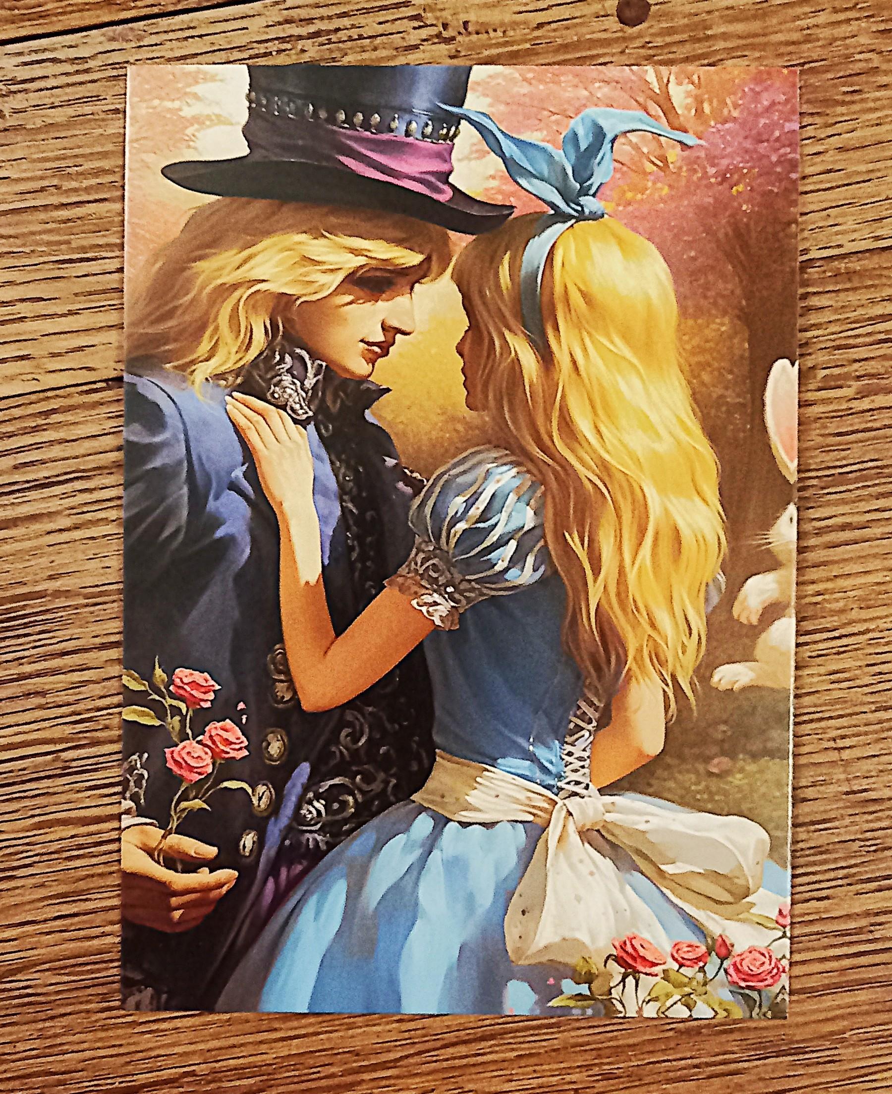 troc de troc carte postale "alice au pays des merveilles". image 0