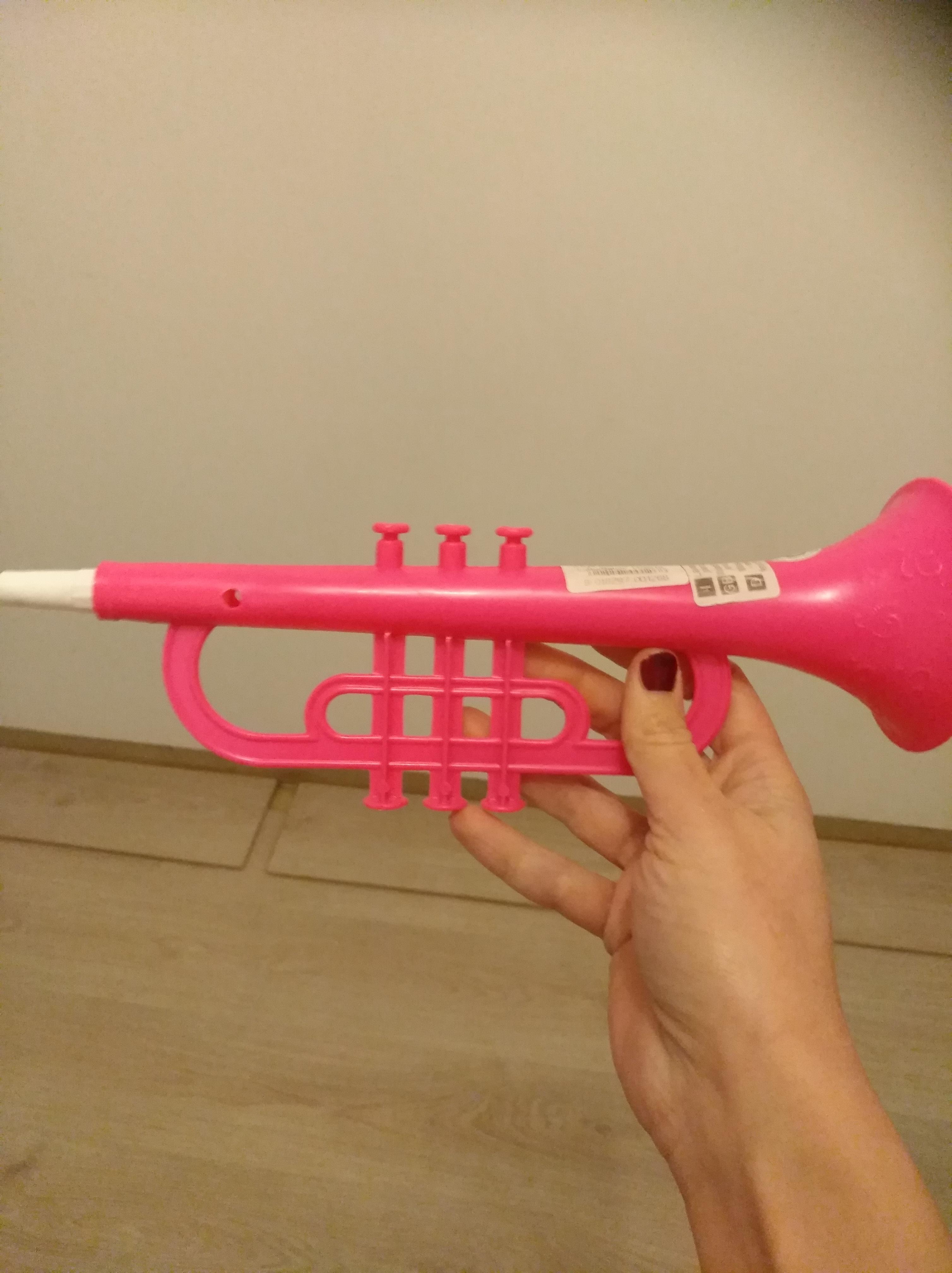 troc de troc trompette rose plastique image 0