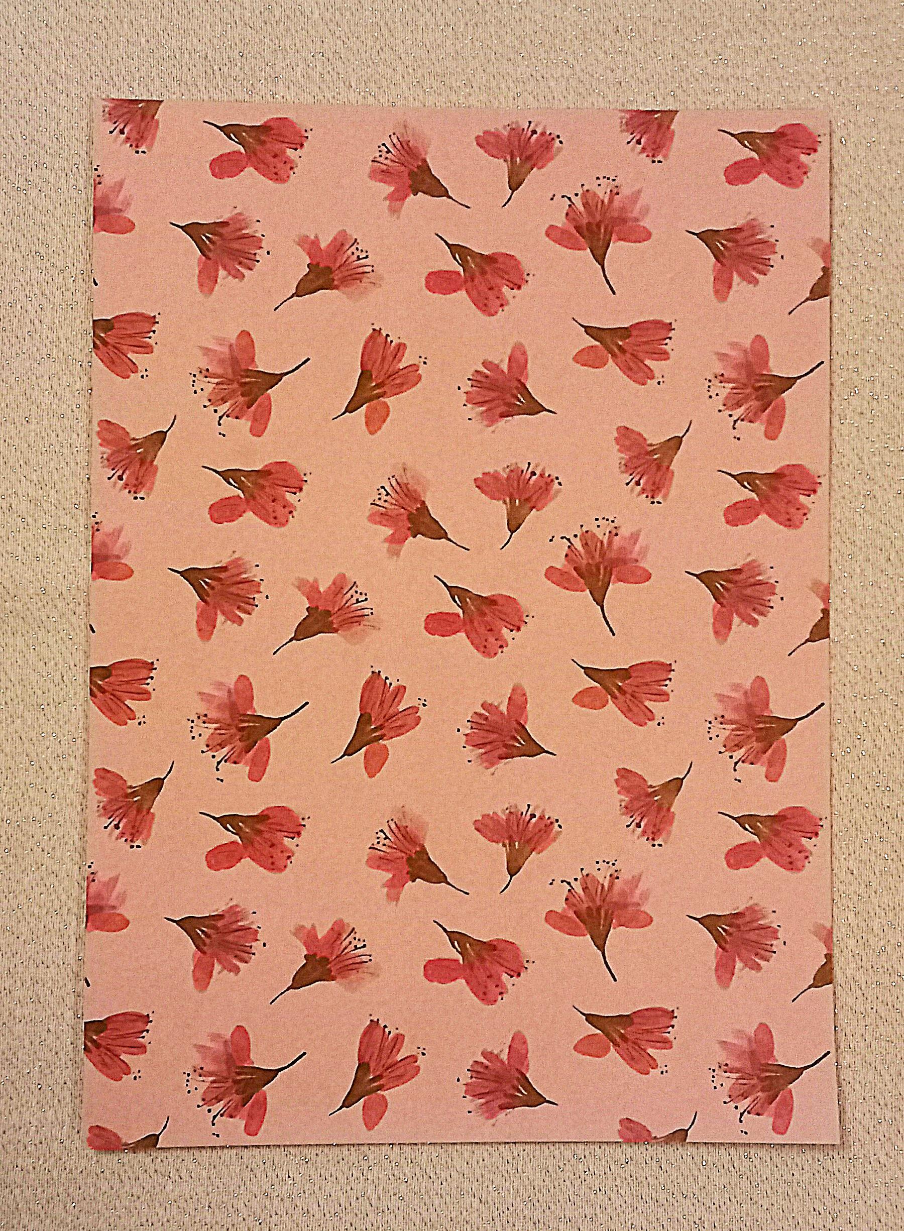 troc de troc papier créatif à fleurs. image 0