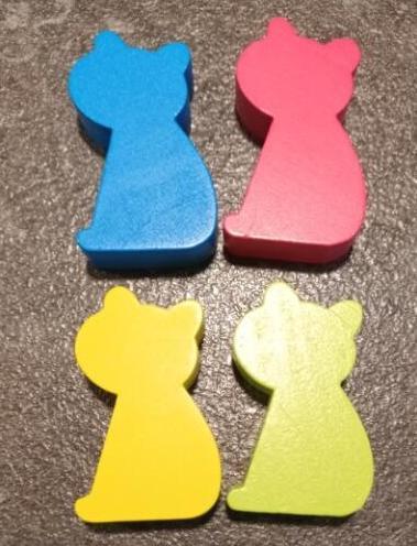 troc de troc 4 pions "chat" - 5 noisettes image 0