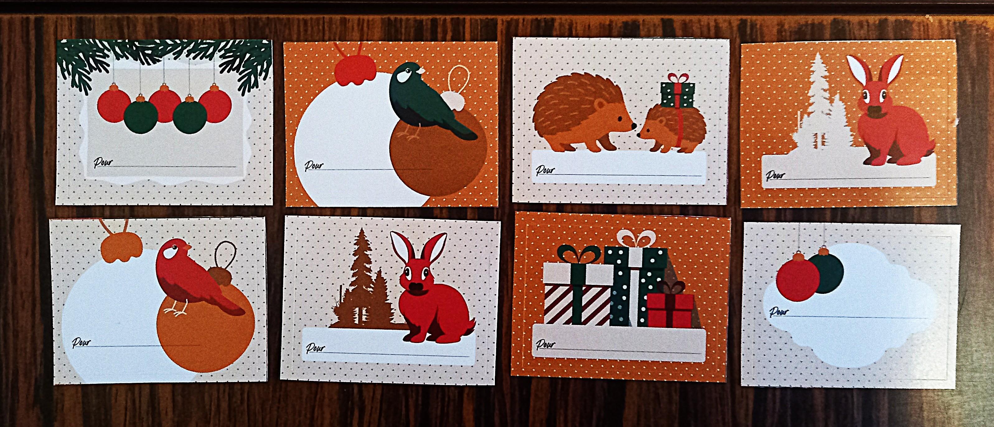 troc de troc etiquettes autocollantes de noël. rÉservÉes. image 0