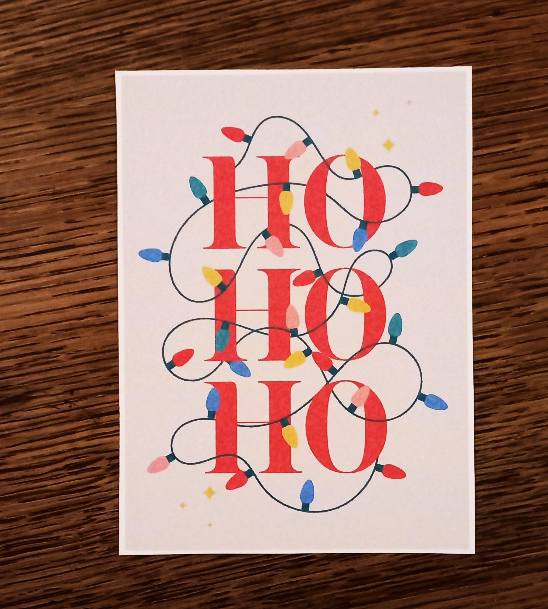 troc de troc carte "ho ho ho". image 0