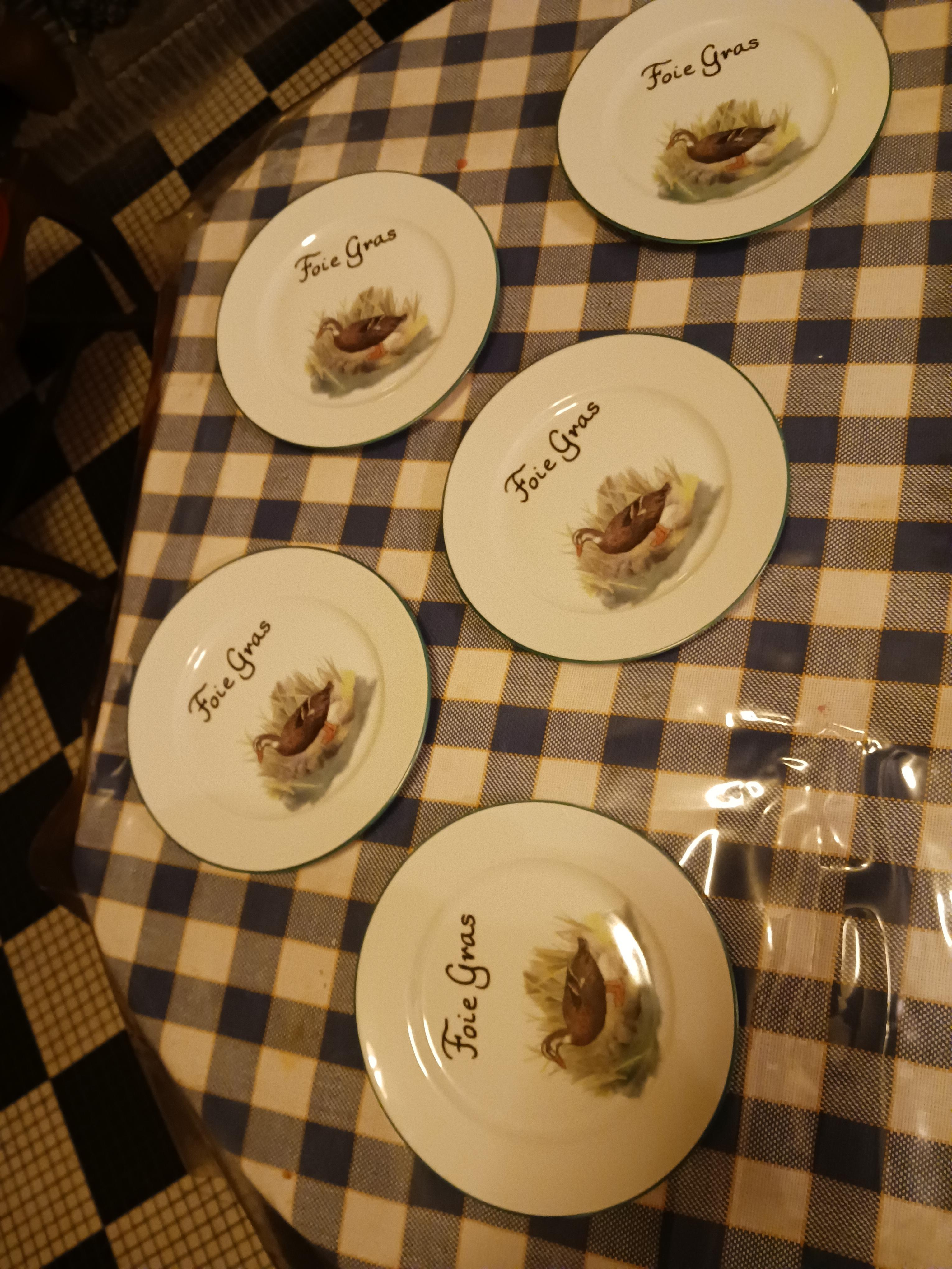 troc de troc lot de 5 assiettes image 0