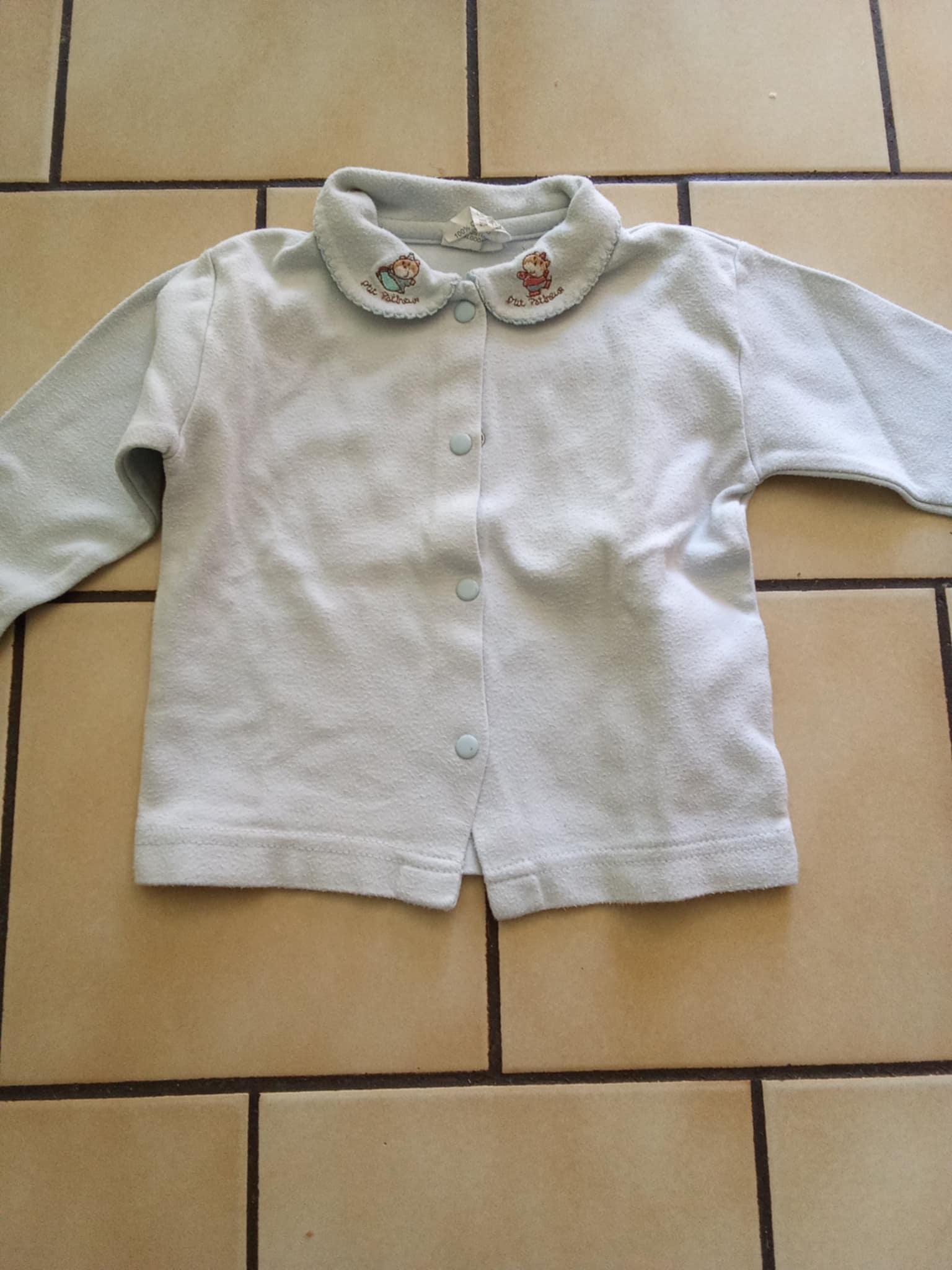 troc de troc chemisier bleu ciel 1 an image 0