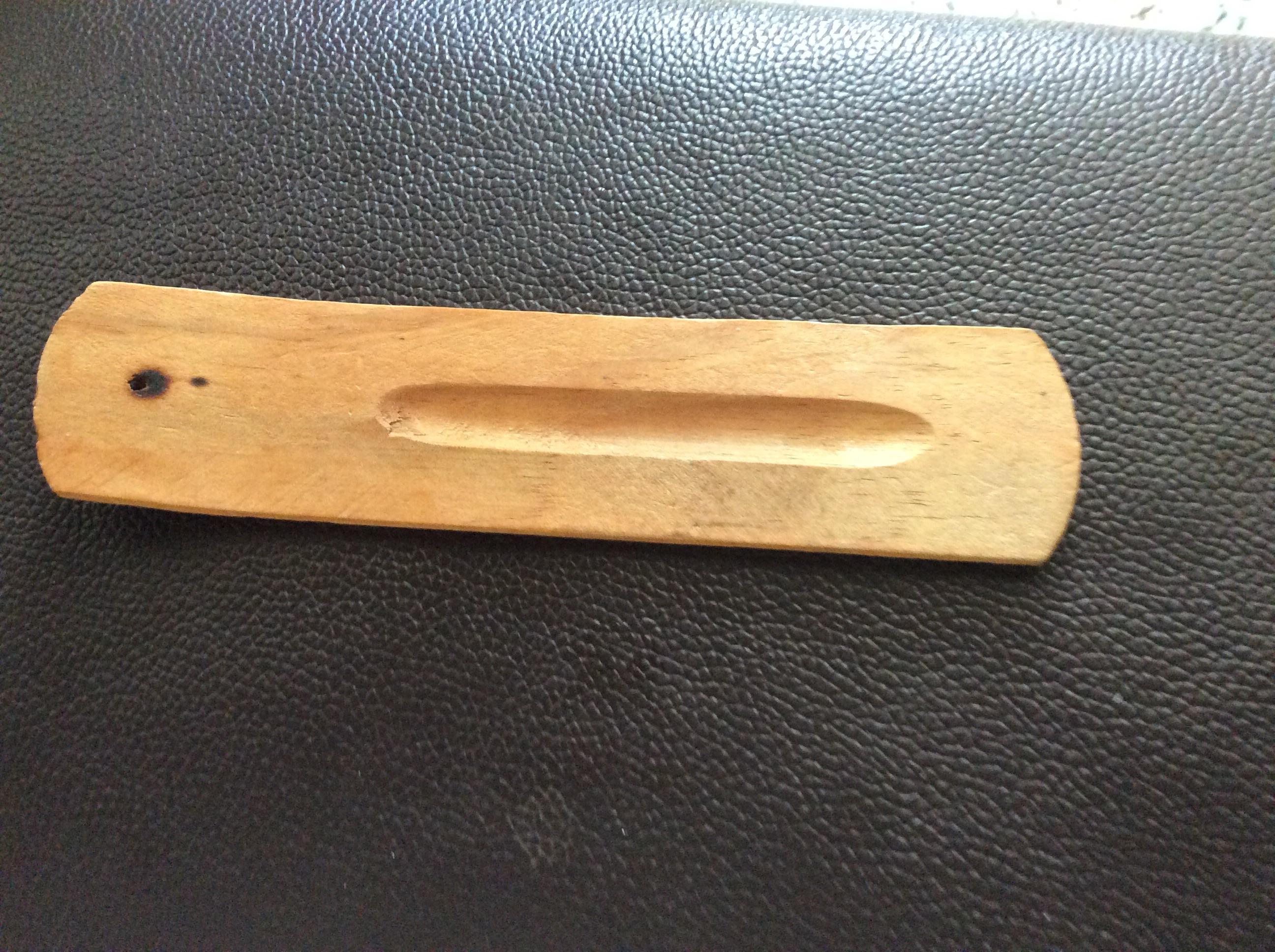 troc de troc porte bâton d’encens en bois 14,3 cm image 0