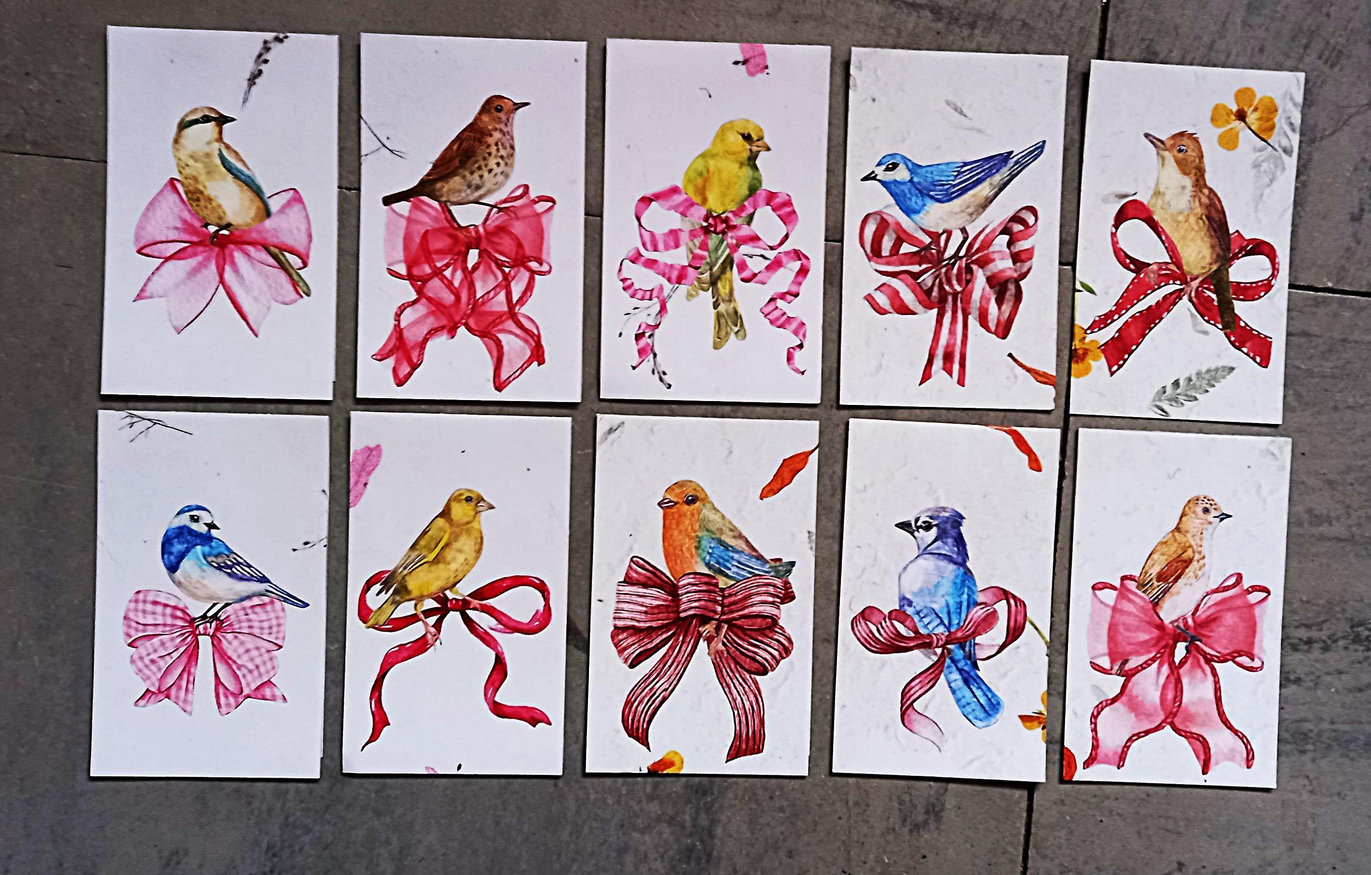 troc de troc cartes à messages oiseaux. image 0