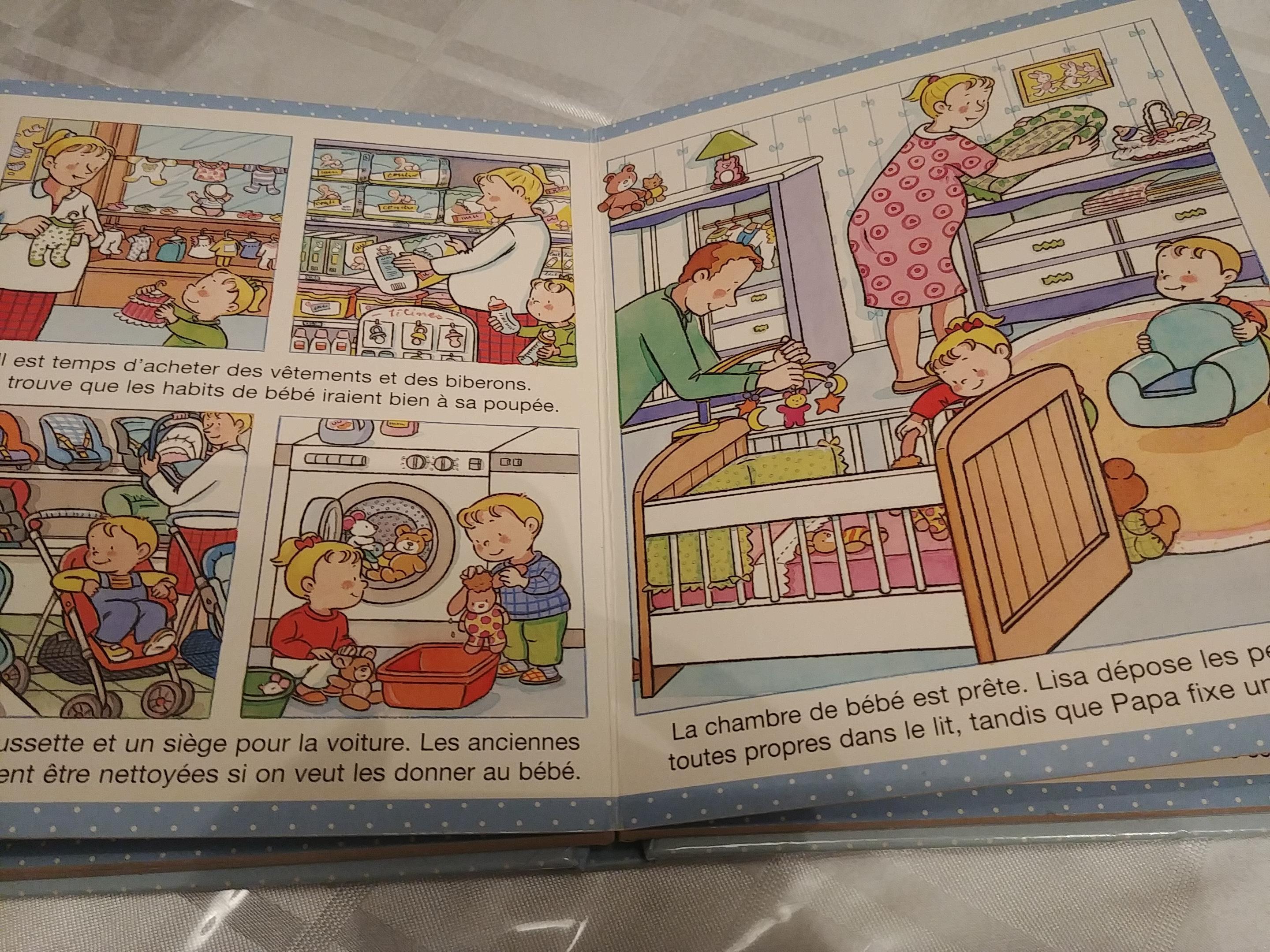 troc de troc livre l'imagerie des tout petits attendre un bébé. image 1