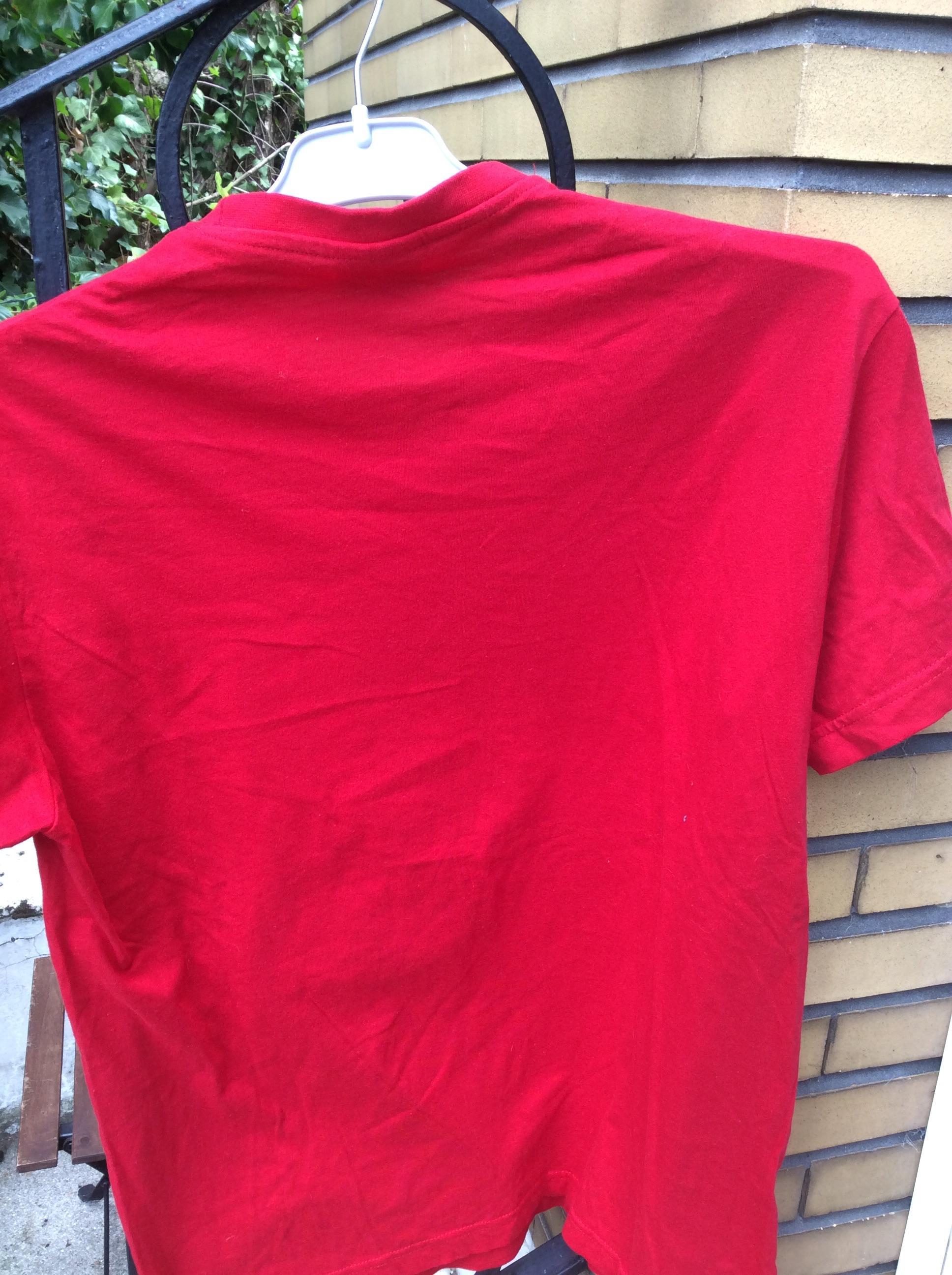 troc de troc t shirt sol’s manches courtes col rond  rouge avec motif taille m image 1