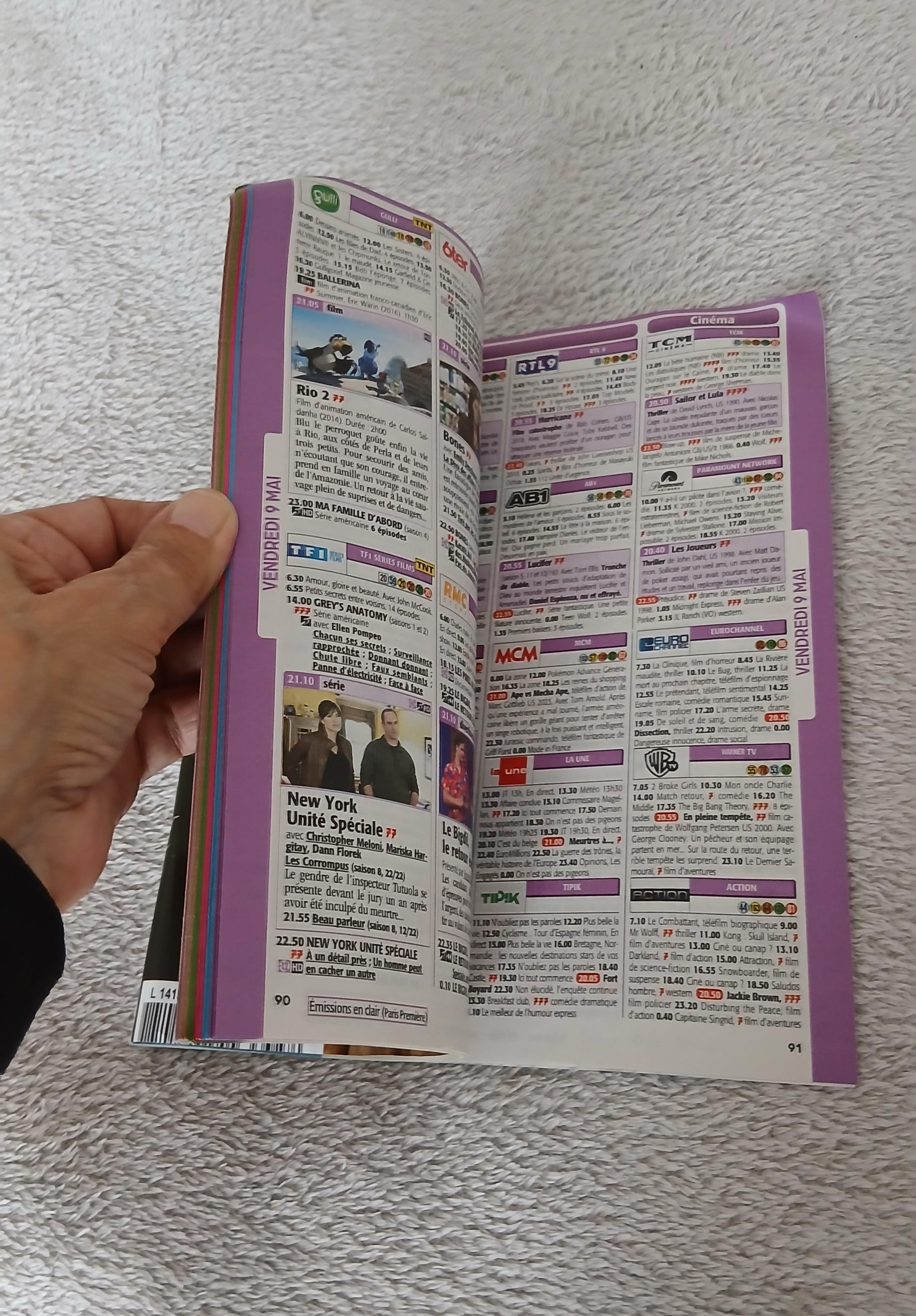 troc de troc livre tele 7 jours ( programme du 3 au 9 mai 2025 ) image 2