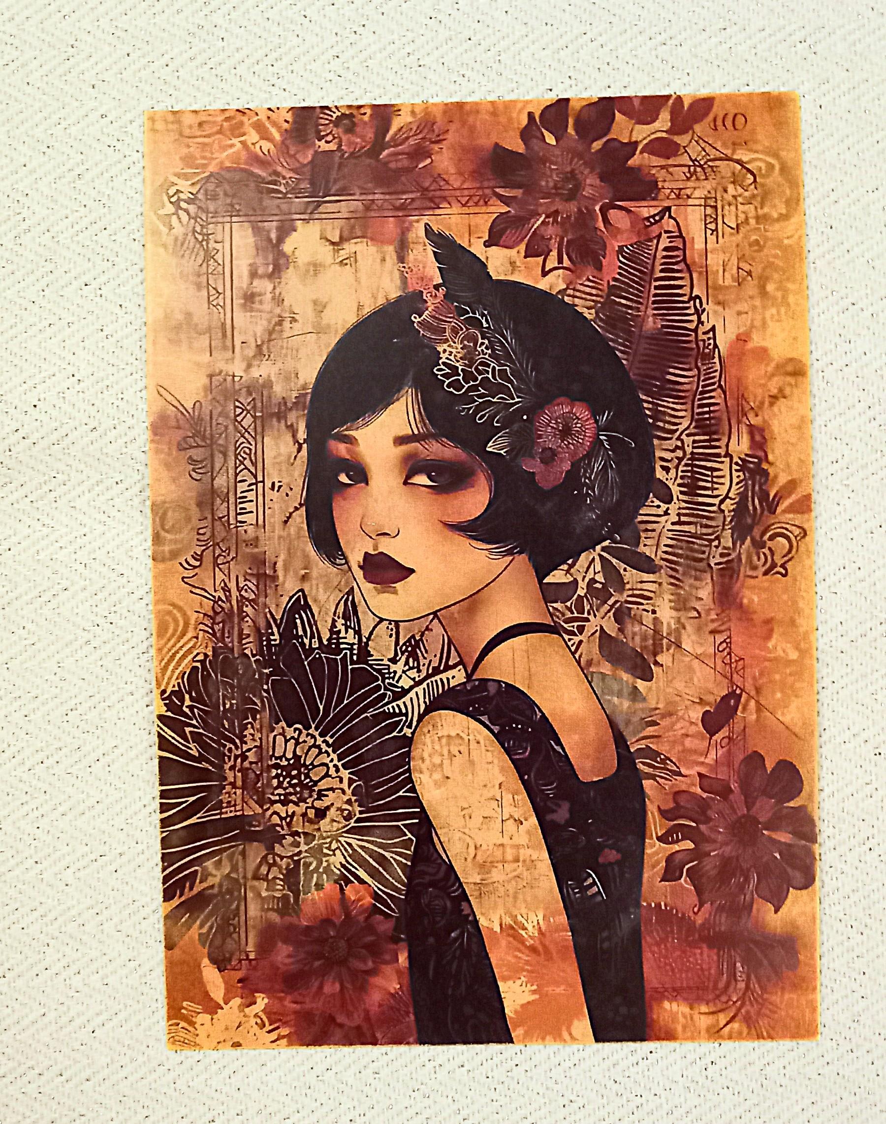 troc de troc carte "femme asiat'". image 0