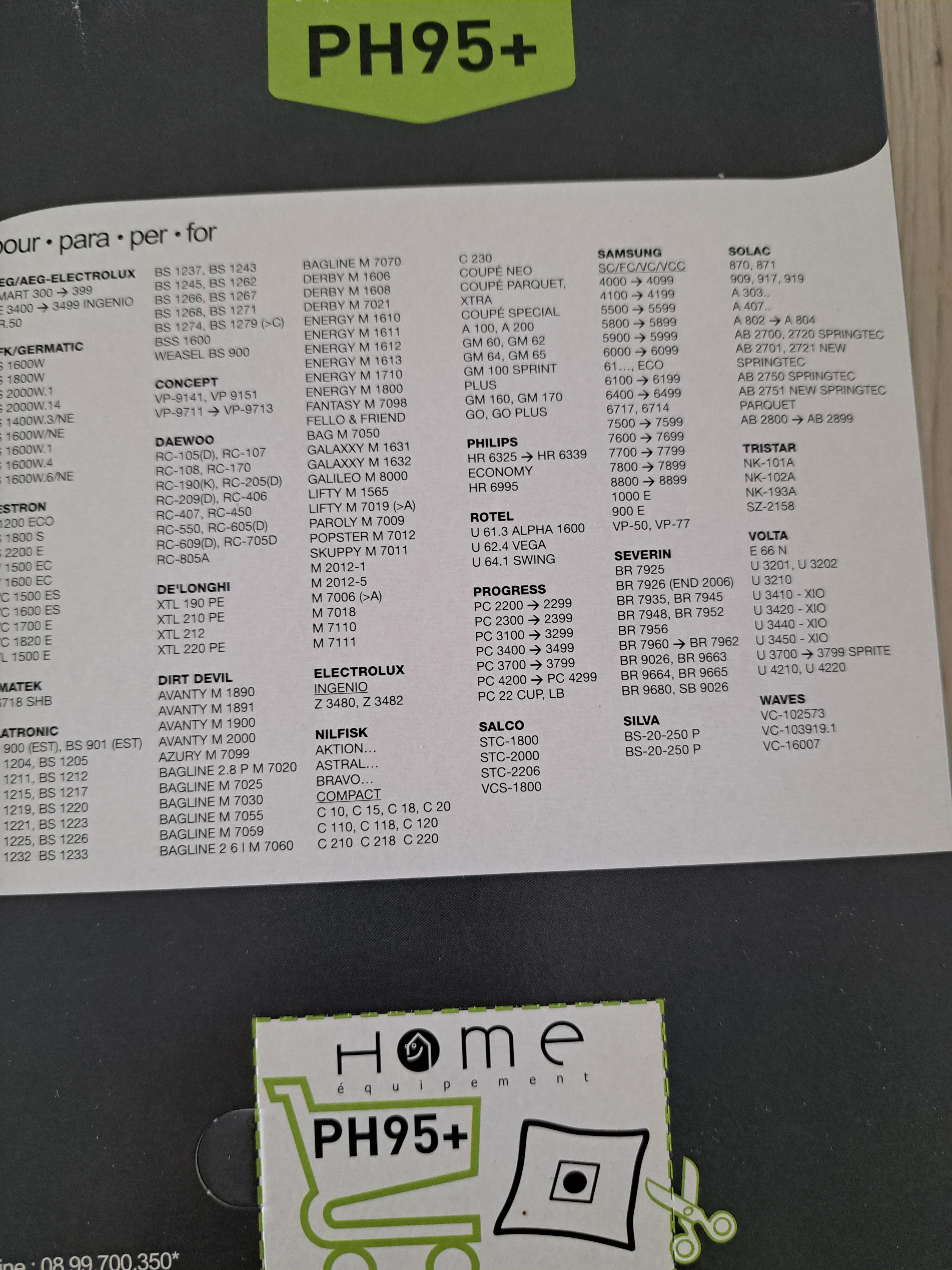 troc de troc lot sacs aspirateur traîneau image 2