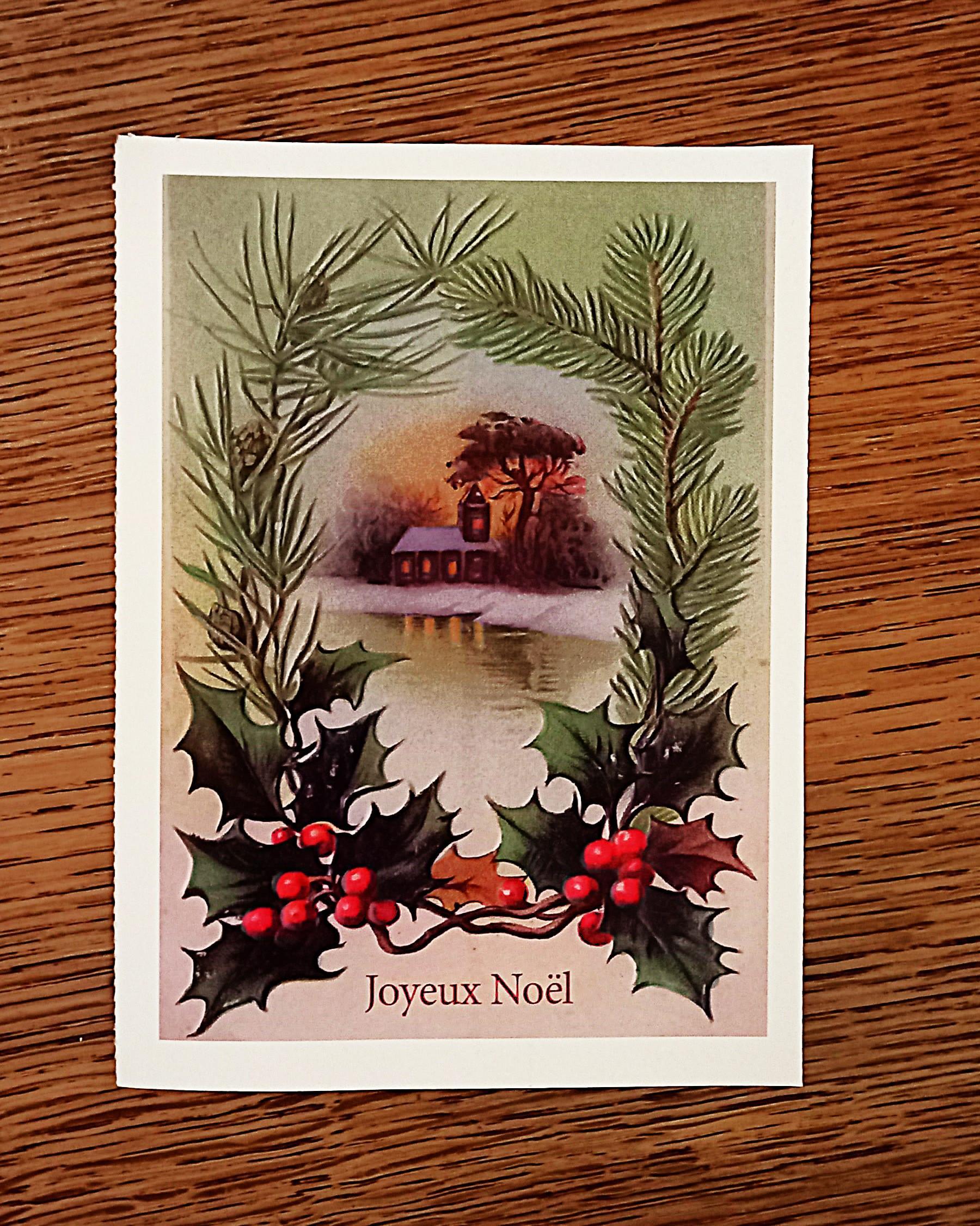 troc de troc carte postale "joyeux noël". image 0