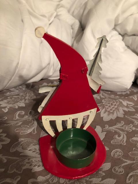 troc de troc père noël métal peint image 1