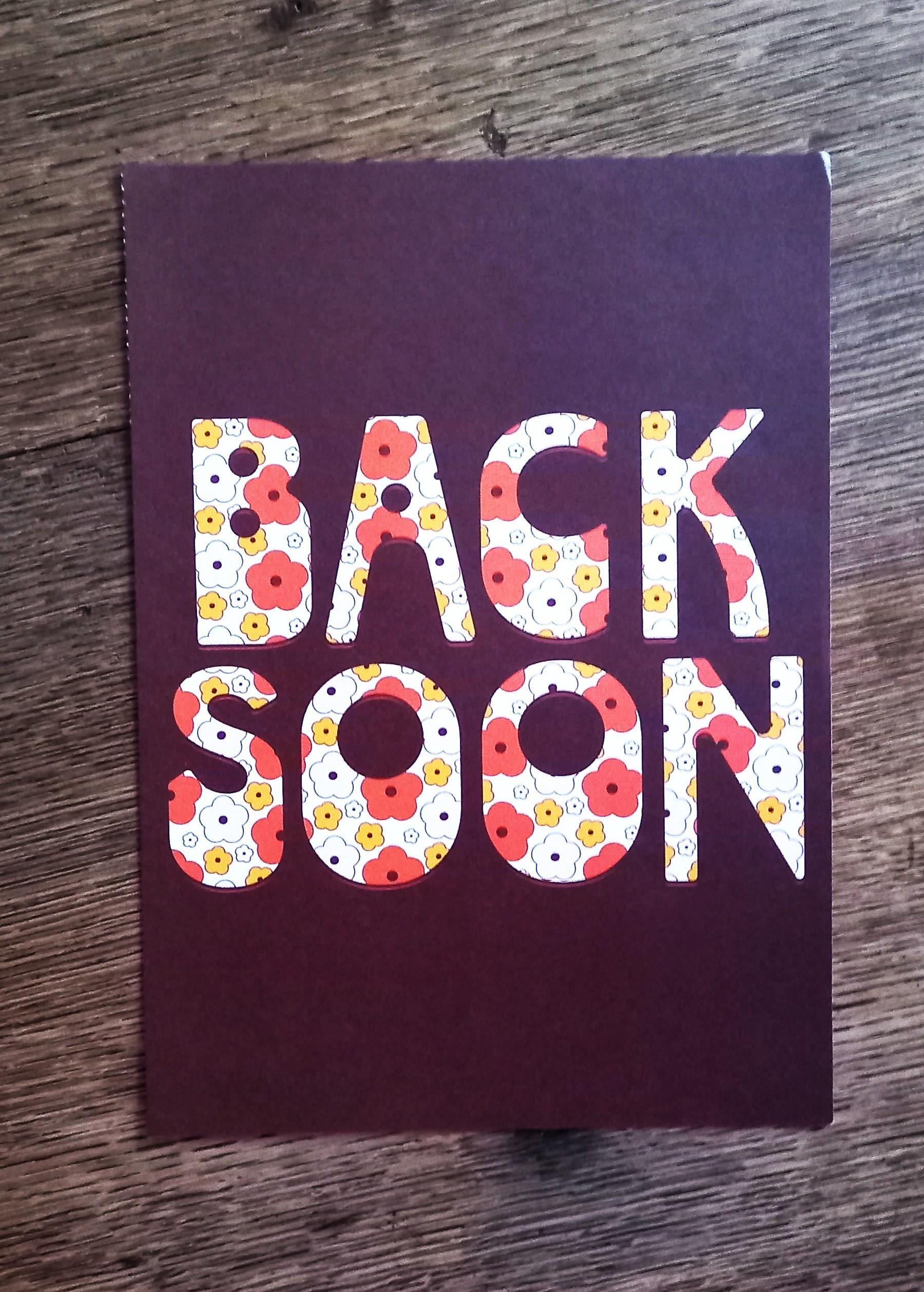 troc de troc affiche "back soon". image 0